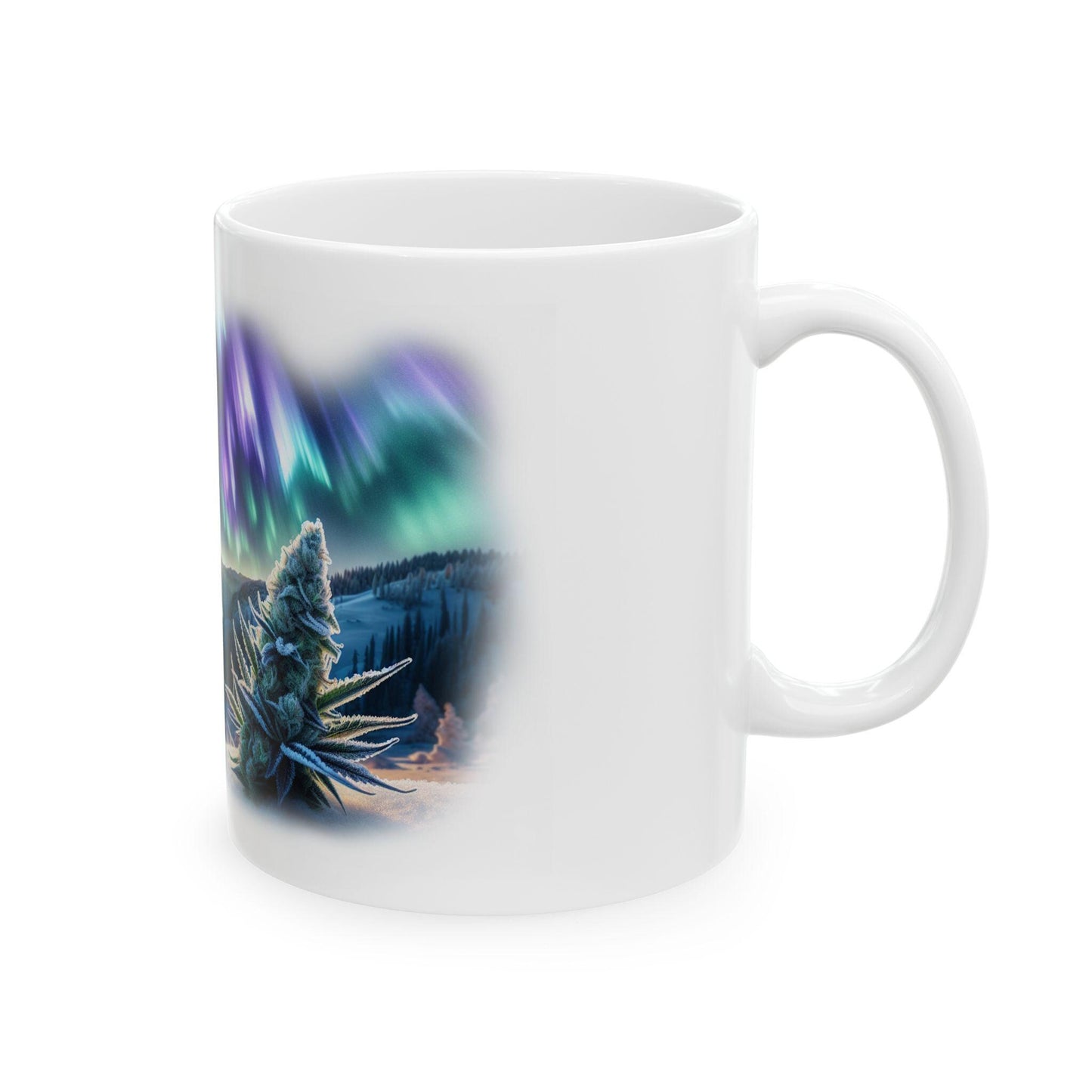 POLAR EXPRESS - (11oz) Weed Strain Coffee Mugs - Perfect Stoner Gift, Weed Mug, Marijuana Gift; Wake and Bake Essentials; Cannabis Pot Decor