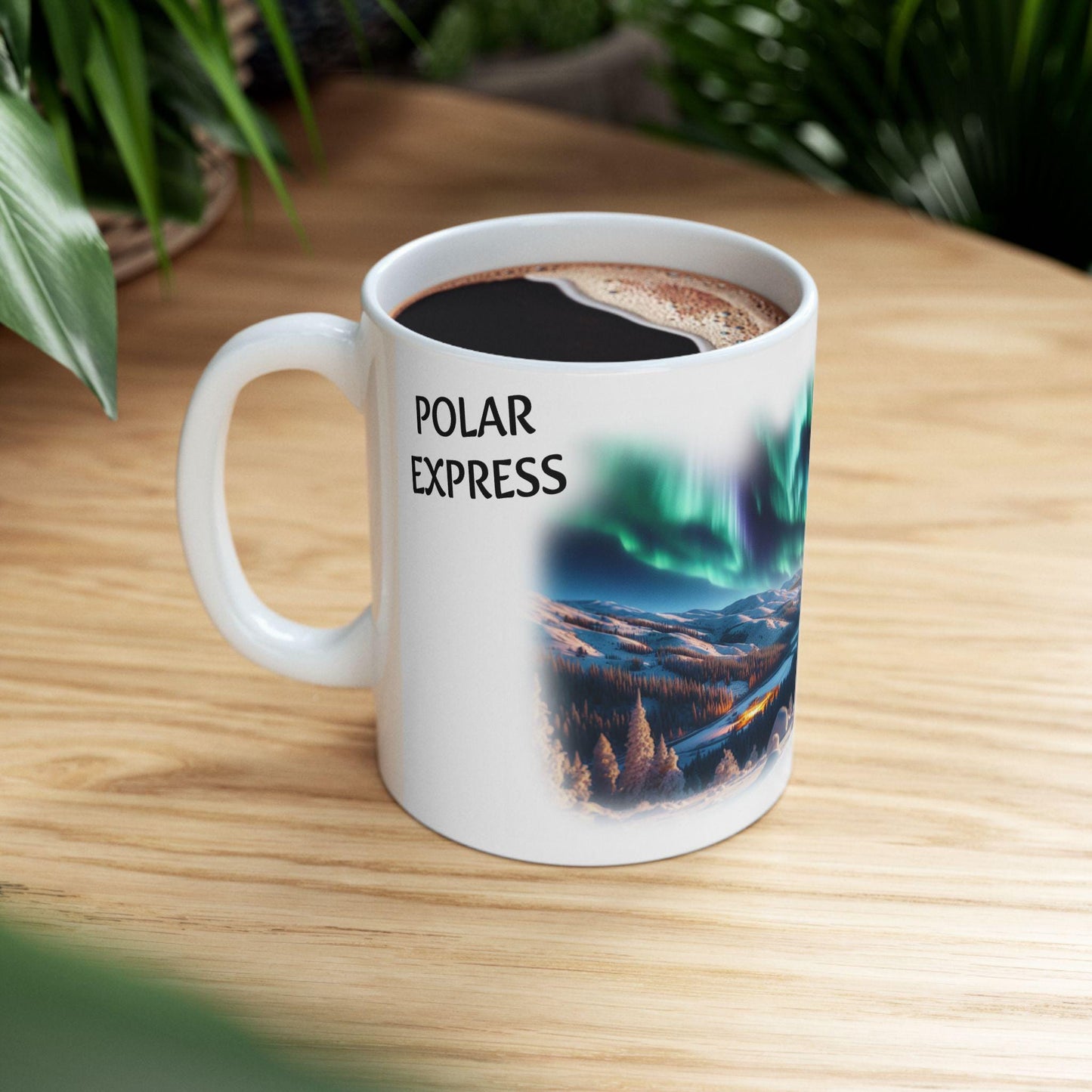 POLAR EXPRESS - (11oz) Weed Strain Coffee Mugs - Perfect Stoner Gift, Weed Mug, Marijuana Gift; Wake and Bake Essentials; Cannabis Pot Decor