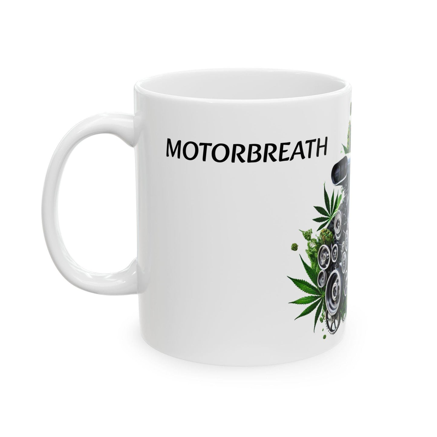 MOTORBREATH - (11oz) Weed Strain Coffee Mugs - Perfect Stoner Gift, Weed Mug, Marijuana Gift; Wake and Bake Essentials; Cannabis Pot Decor