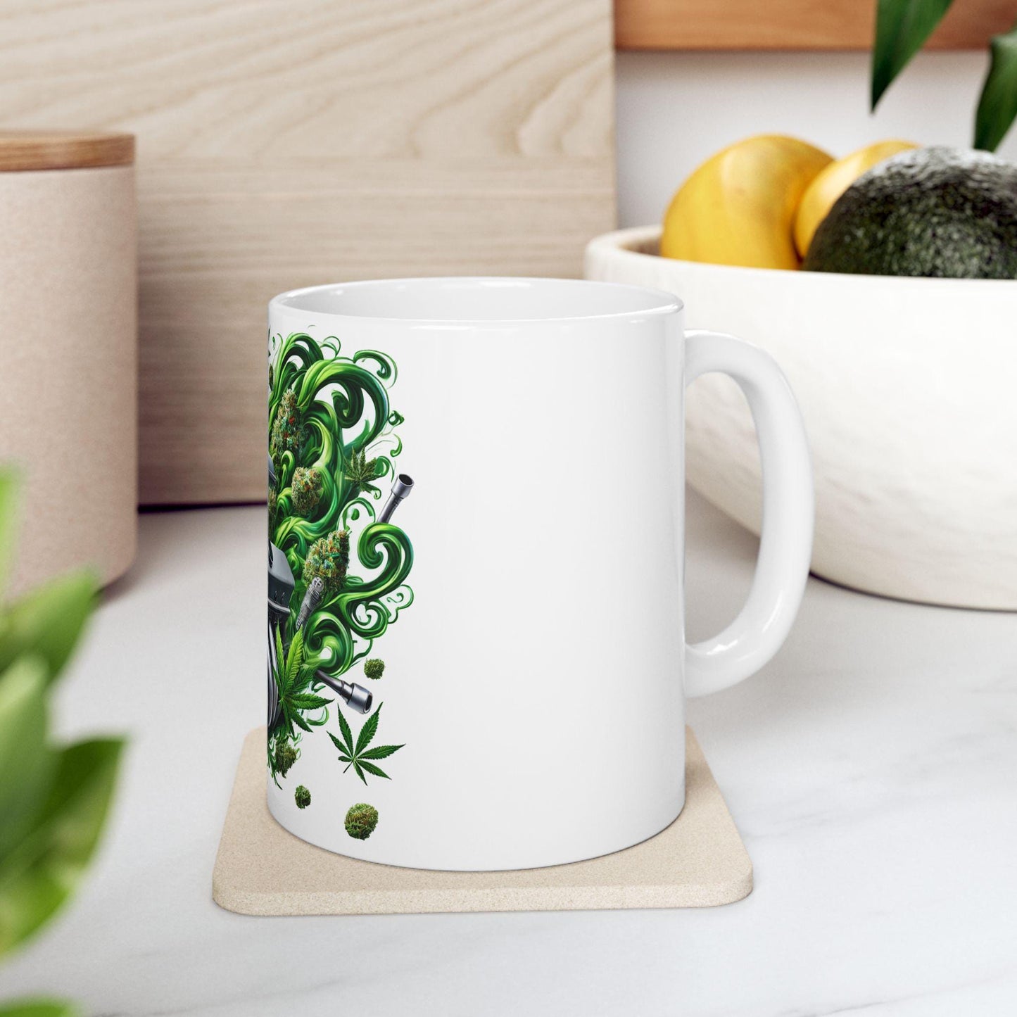 MOTORBREATH - (11oz) Weed Strain Coffee Mugs - Perfect Stoner Gift, Weed Mug, Marijuana Gift; Wake and Bake Essentials; Cannabis Pot Decor