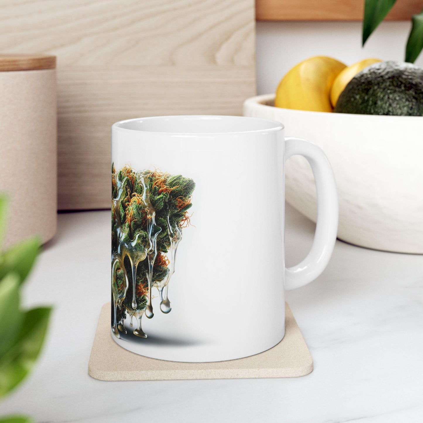 ORIGINAL GLUE - (11oz) Weed Strain Coffee Mugs - Stoner Gift, Weed Mug, Marijuana Gift; Wake and Bake Essentials; Cannabis Pot Decor