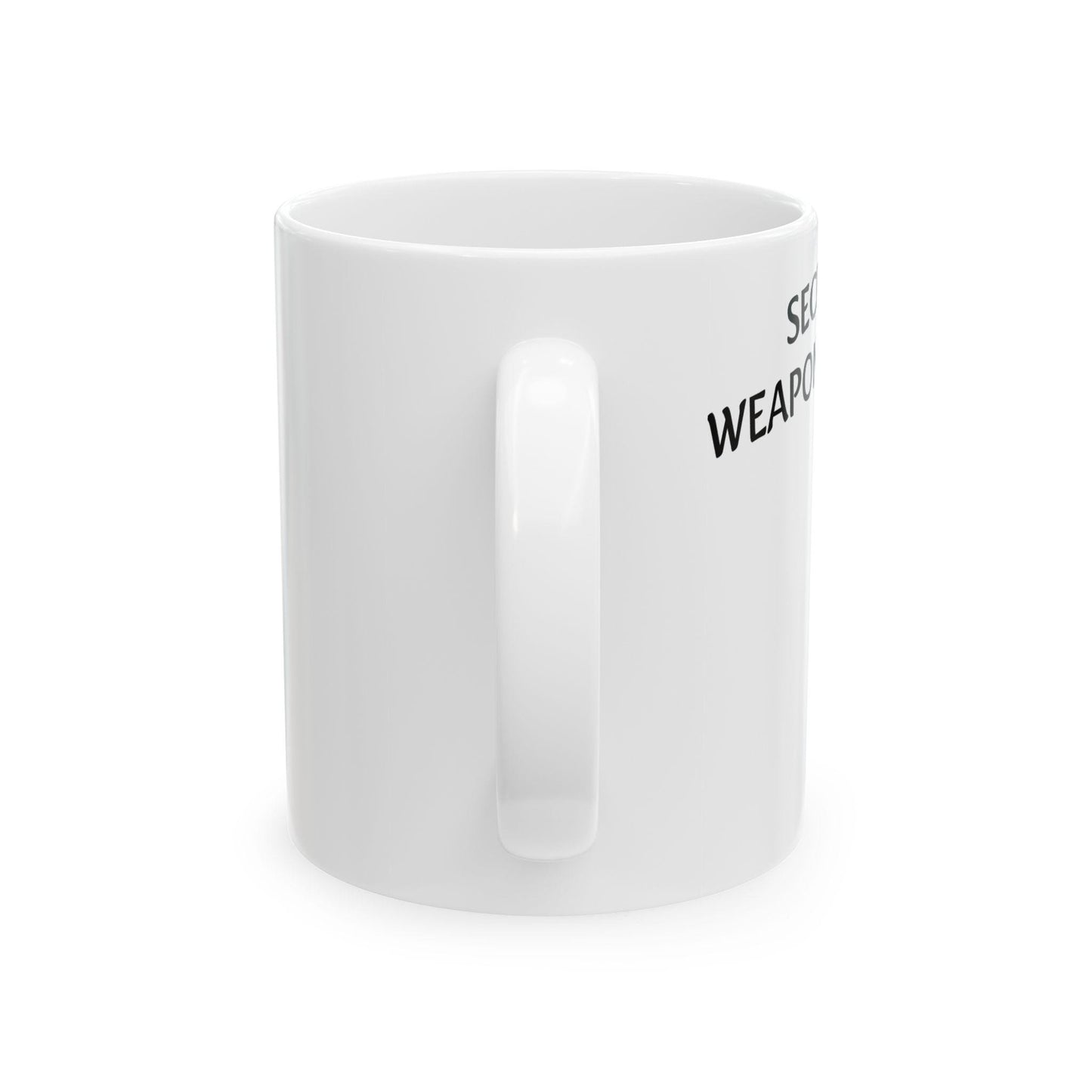 SECRET WEAPON - (11oz) Weed Strain Coffee Mugs - Stoner Gift, Weed Mug, Marijuana Gift; Wake and Bake Essentials; Cannabis Pot Decor