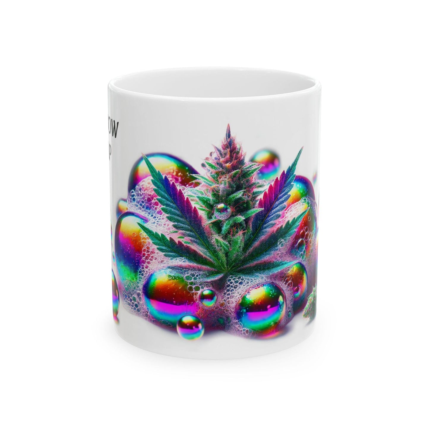 RAINBOW ZOAP - (11oz) Weed Strain Coffee Mugs - Stoner Gift, Weed Mug, Marijuana Gift; Wake and Bake Essentials; Cannabis Pot Decor