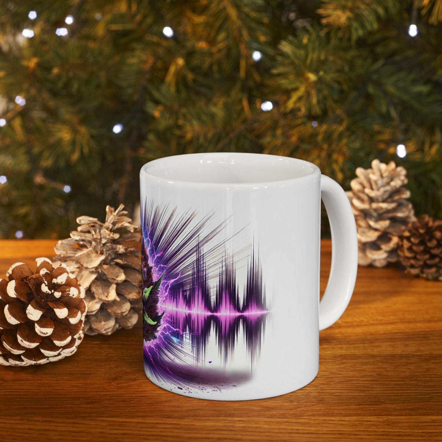 PURPLE CHERRY RIPPLE - (11oz) Weed Strain Coffee Mugs - Stoner Gift, Weed Mug, Marijuana Gift; Wake and Bake Essentials; Cannabis Pot Decor