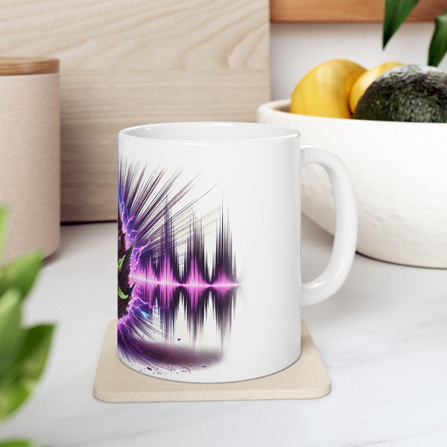 PURPLE CHERRY RIPPLE - (11oz) Weed Strain Coffee Mugs - Stoner Gift, Weed Mug, Marijuana Gift; Wake and Bake Essentials; Cannabis Pot Decor
