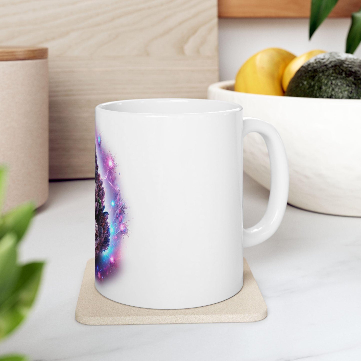 LAVENDER LUCY - (11oz) Weed Strain Coffee Mugs - Stoner Gift, Weed Mug, Marijuana Gift; Wake and Bake Essentials; Cannabis Pot Decor