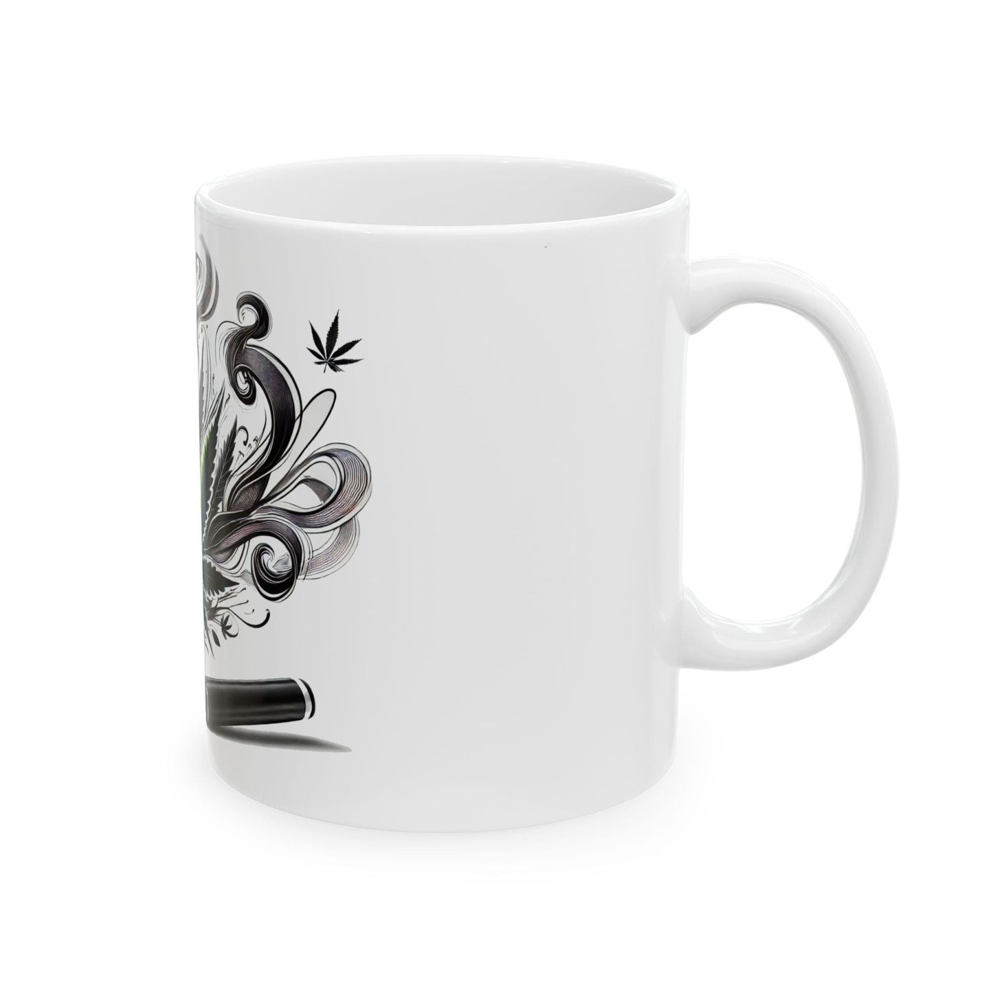 PERMANENT MARKER - (11oz) Weed Strain Coffee Mugs - Stoner Gift, Weed Mug, Marijuana Gift; Wake and Bake Essentials; Cannabis Pot Decor