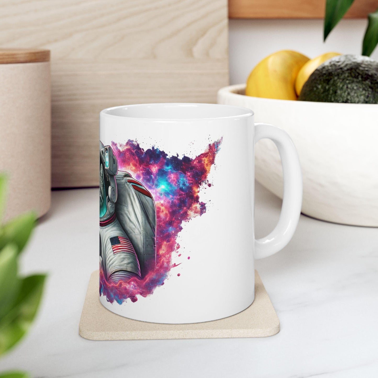 ASTRONAUT PUSSY - (11oz) Weed Strain Coffee Mugs - Stoner Gift, Weed Mug, Marijuana Gift; Wake and Bake Essentials; Cannabis Pot Decor