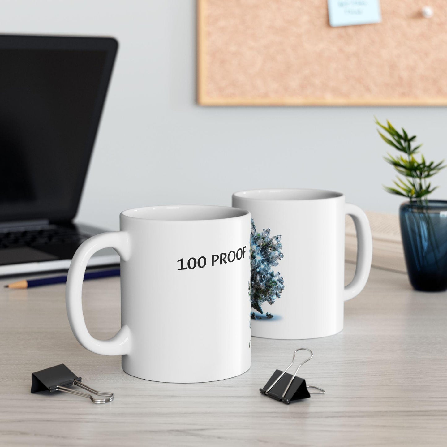 100 PROOF - (11oz) Weed Strain Coffee Mugs - Perfect Gift for Stoners, Weed Mug, Marijuana Lovers; Wake and Bake Essentials; Cannabis Decor