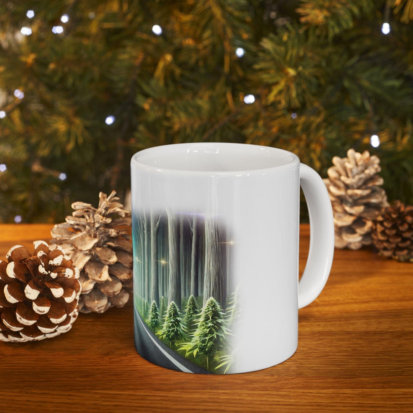 11:11 - (11oz) Weed Strain Coffee Mugs - Perfect Gift for Stoners, Weed Mug, Marijuana Lovers; Wake and Bake Essentials; Cannabis Decor