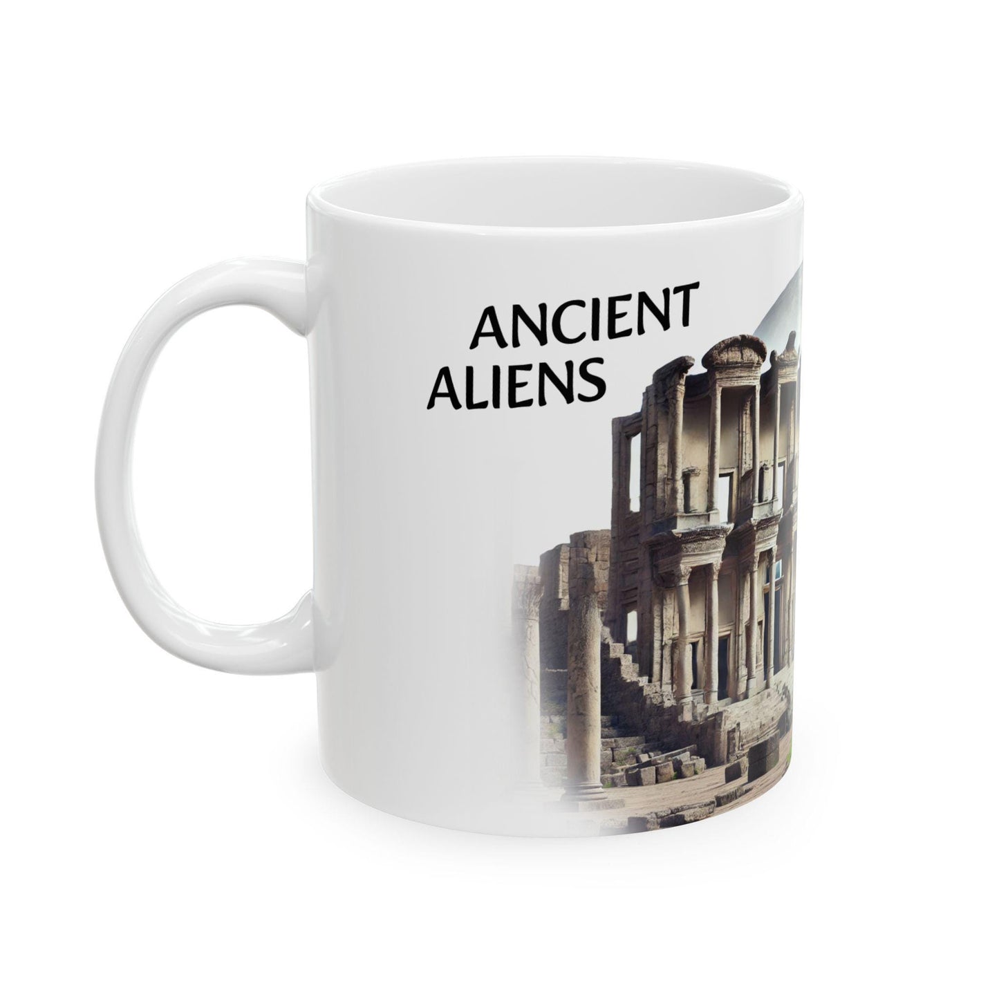 ANCIENT ALIENS - (11oz) Weed Strain Coffee Mugs - Perfect Gift for Stoners, Weed Mug, Marijuana Gift; Wake & Bake Essentials; Cannabis Decor