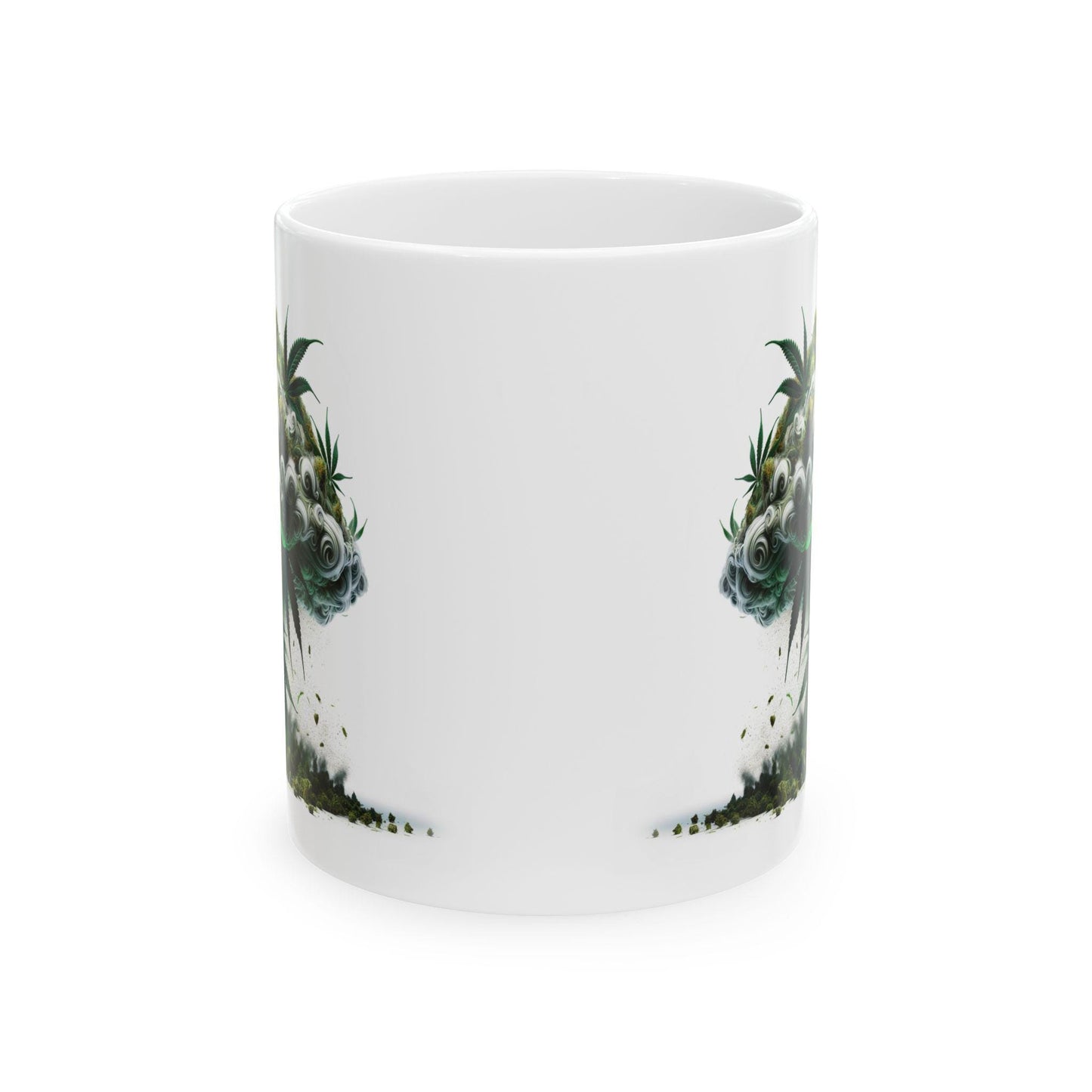 WEED Mushroom Cloud - Marijuana Themed Coffee Mugs, Weed Graphic - Perfect Gift for Smokers, Weed Lovers, Stoners