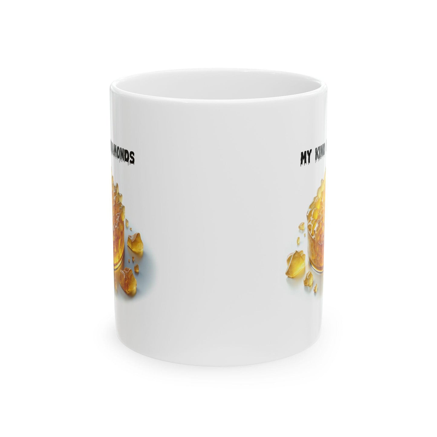 DIAMONDS - WAX/WEED Themed Coffee Mugs, Marijuana Lovers, Perfect Gift for Smokers, Stoners - Dabs Gifts