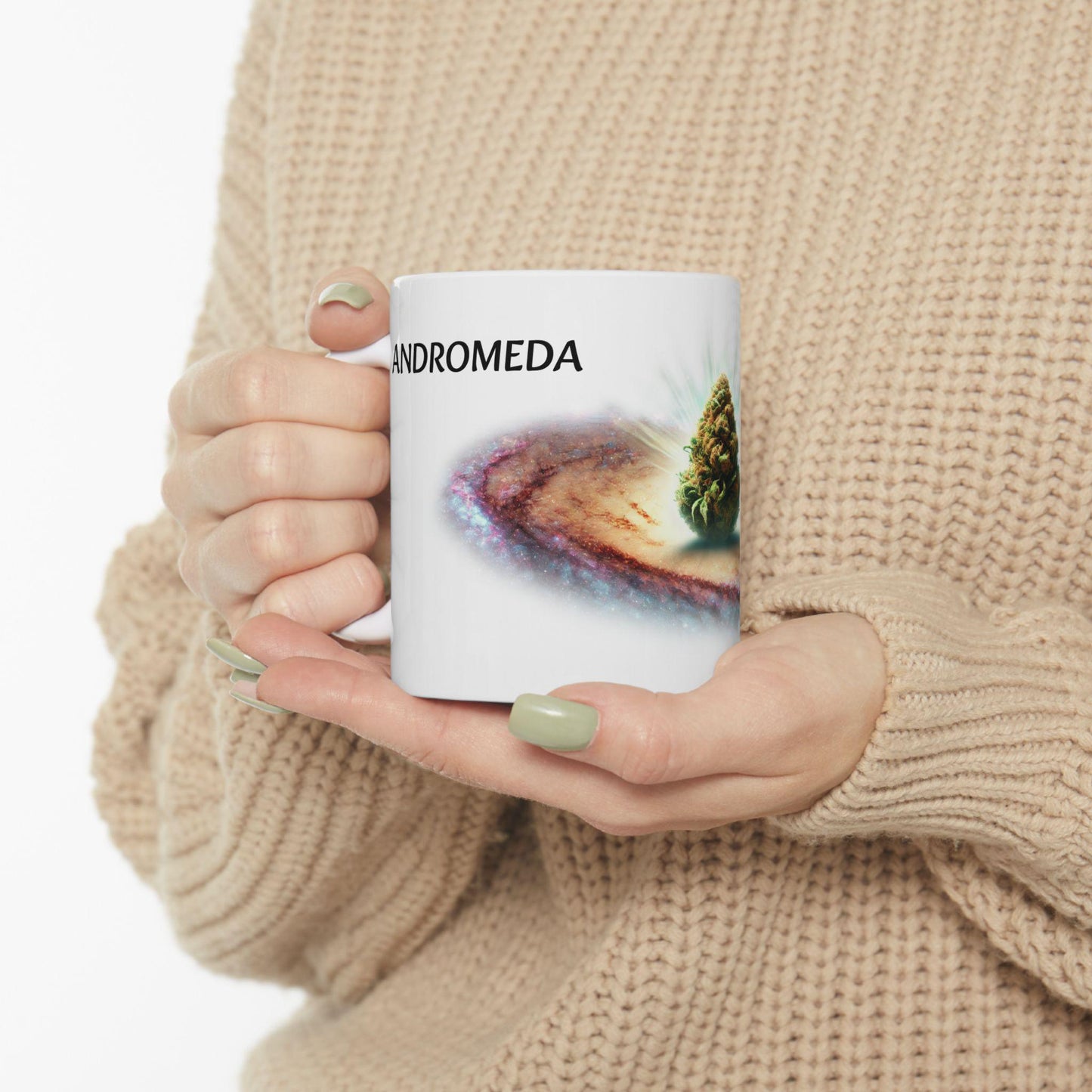 ANDROMEDA - (11oz) Weed Strain Coffee Mugs - Perfect Gift for Stoners, Weed Mug, Marijuana Gift; Wake and Bake Essentials; Cannabis Decor