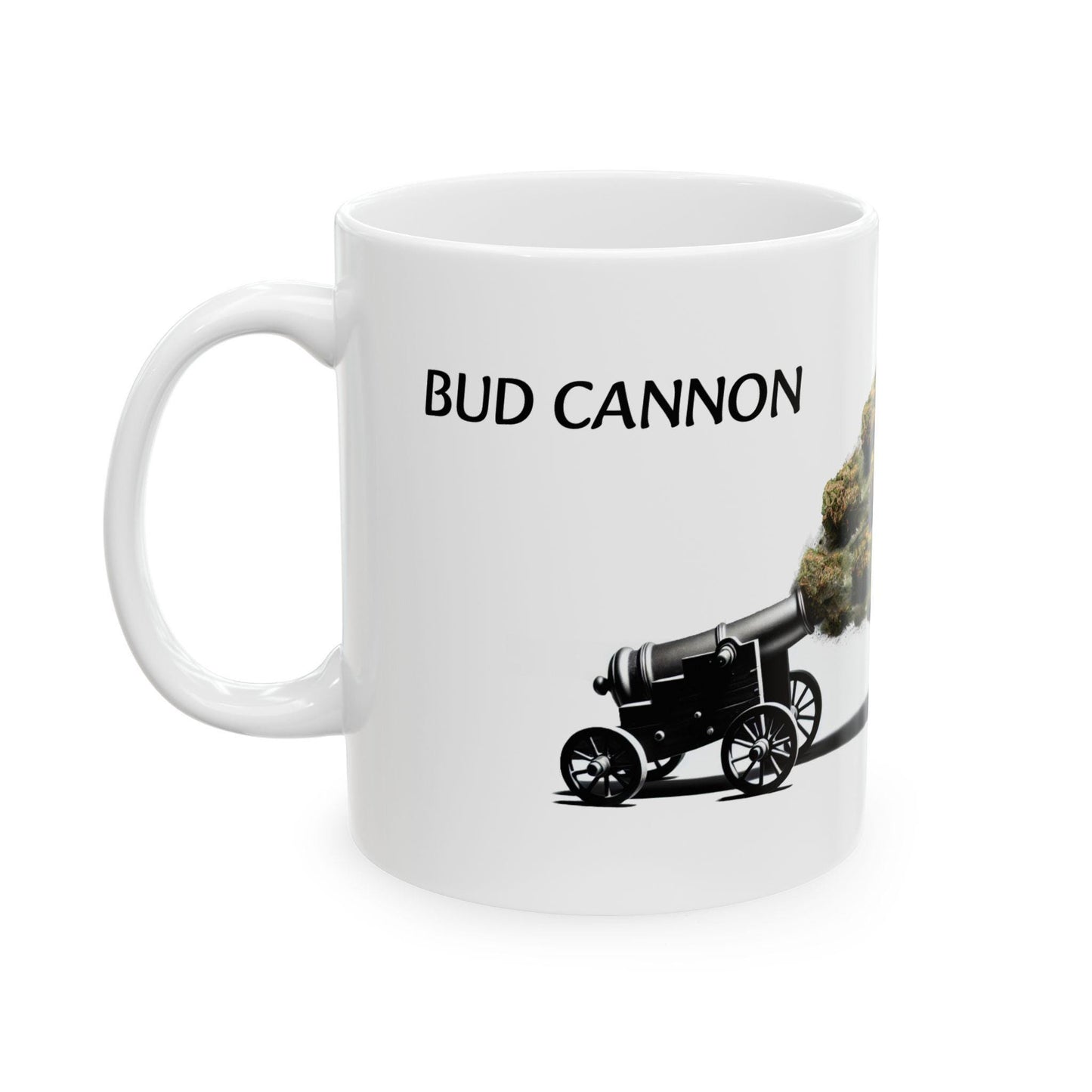 BUD CANNON - (11oz) Weed Strain Coffee Mugs - Perfect Gift for Stoners, Weed Mug, Marijuana Gift; Wake & Bake Essentials; Cannabis Pot Decor