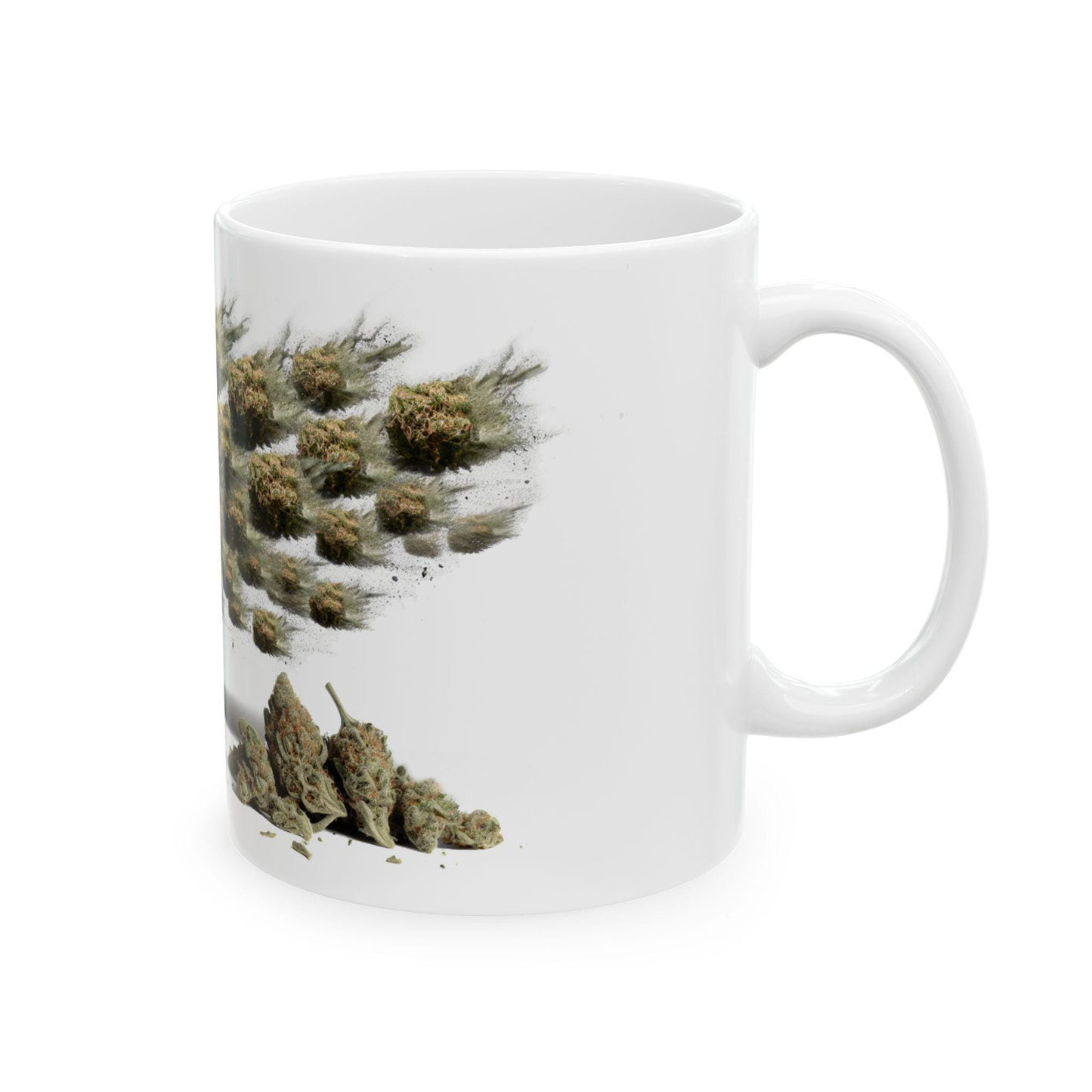 BUD CANNON - (11oz) Weed Strain Coffee Mugs - Perfect Gift for Stoners, Weed Mug, Marijuana Gift; Wake & Bake Essentials; Cannabis Pot Decor