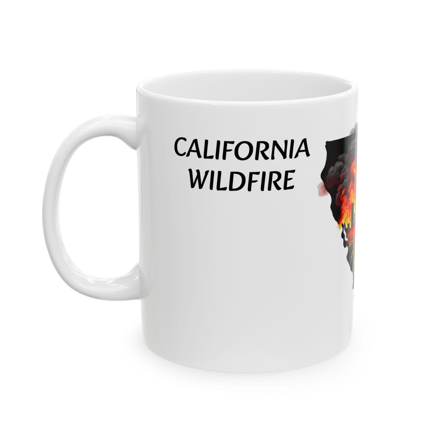 CALIFORNIA WILDFIRE - (11oz) Weed Strain Coffee Mugs - Perfect Stoner Gift, Weed Mug, Marijuana Gift; Wake & Bake Essentials; Cannabis Decor