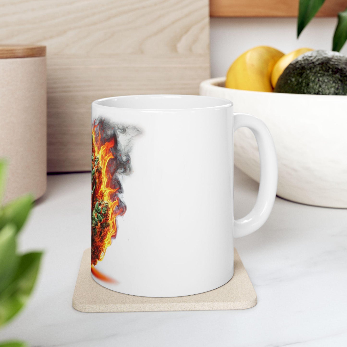 ICEY HOTT - (11oz) Weed Strain Coffee Mugs - Perfect Gift for Stoners, Weed Mug, Marijuana Gift; Wake and Bake Essentials; Cannabis Decor