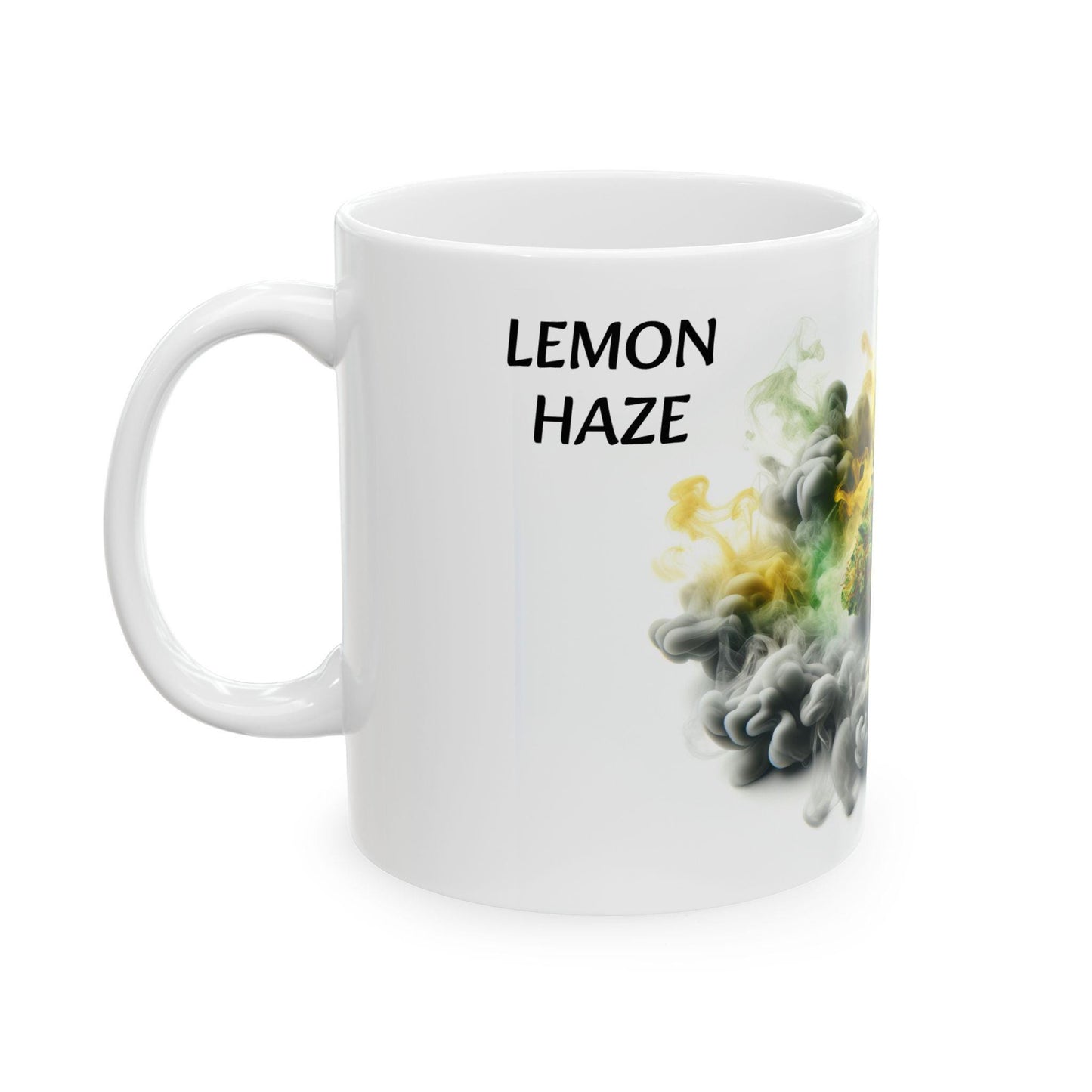 LEMON HAZE - (11oz) Weed Strain Coffee Mugs - Perfect Gift for Stoners, Weed Mug, Marijuana Gift; Wake and Bake Essentials; Cannabis Decor