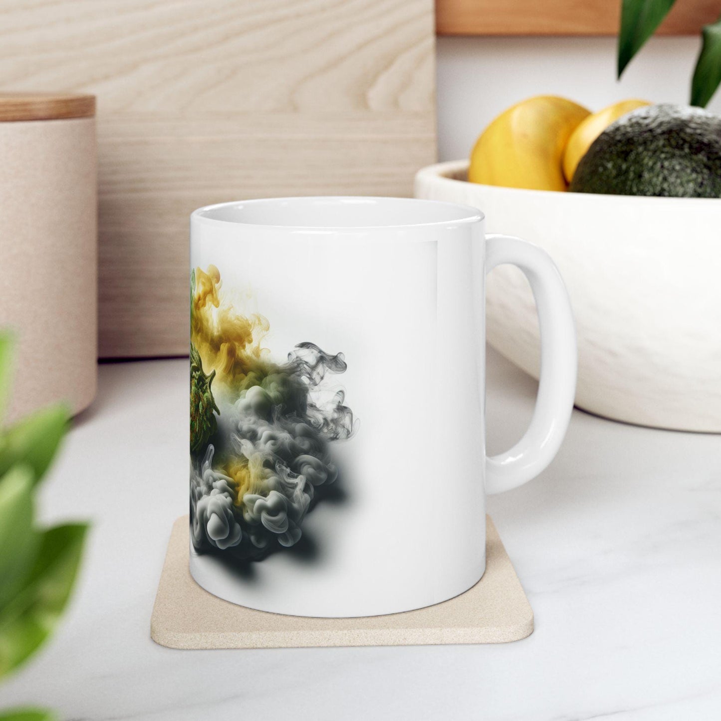 LEMON HAZE - (11oz) Weed Strain Coffee Mugs - Perfect Gift for Stoners, Weed Mug, Marijuana Gift; Wake and Bake Essentials; Cannabis Decor