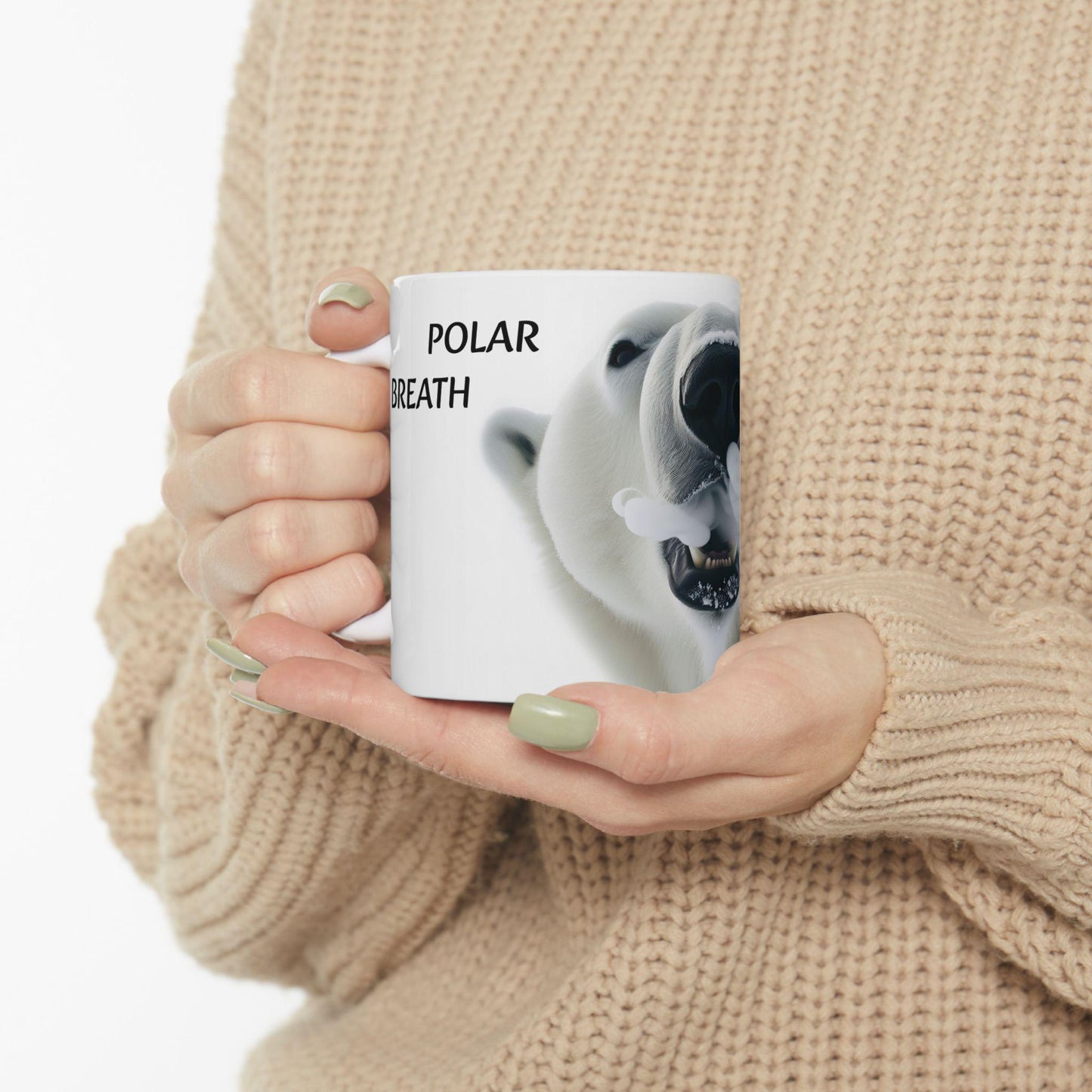 POLAR BREATH - (11oz) Weed Strain Coffee Mugs - Perfect Stoner Gift, Weed Mug, Marijuana Gift; Wake and Bake Essentials; Cannabis Pot Decor
