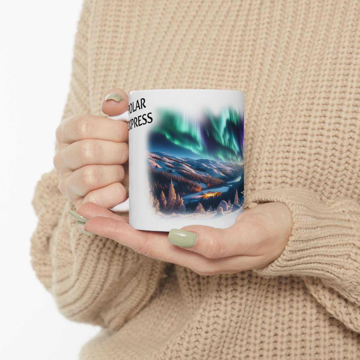 POLAR EXPRESS - (11oz) Weed Strain Coffee Mugs - Perfect Stoner Gift, Weed Mug, Marijuana Gift; Wake and Bake Essentials; Cannabis Pot Decor