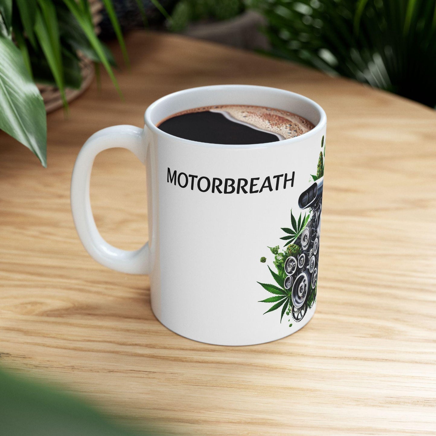 MOTORBREATH - (11oz) Weed Strain Coffee Mugs - Perfect Stoner Gift, Weed Mug, Marijuana Gift; Wake and Bake Essentials; Cannabis Pot Decor