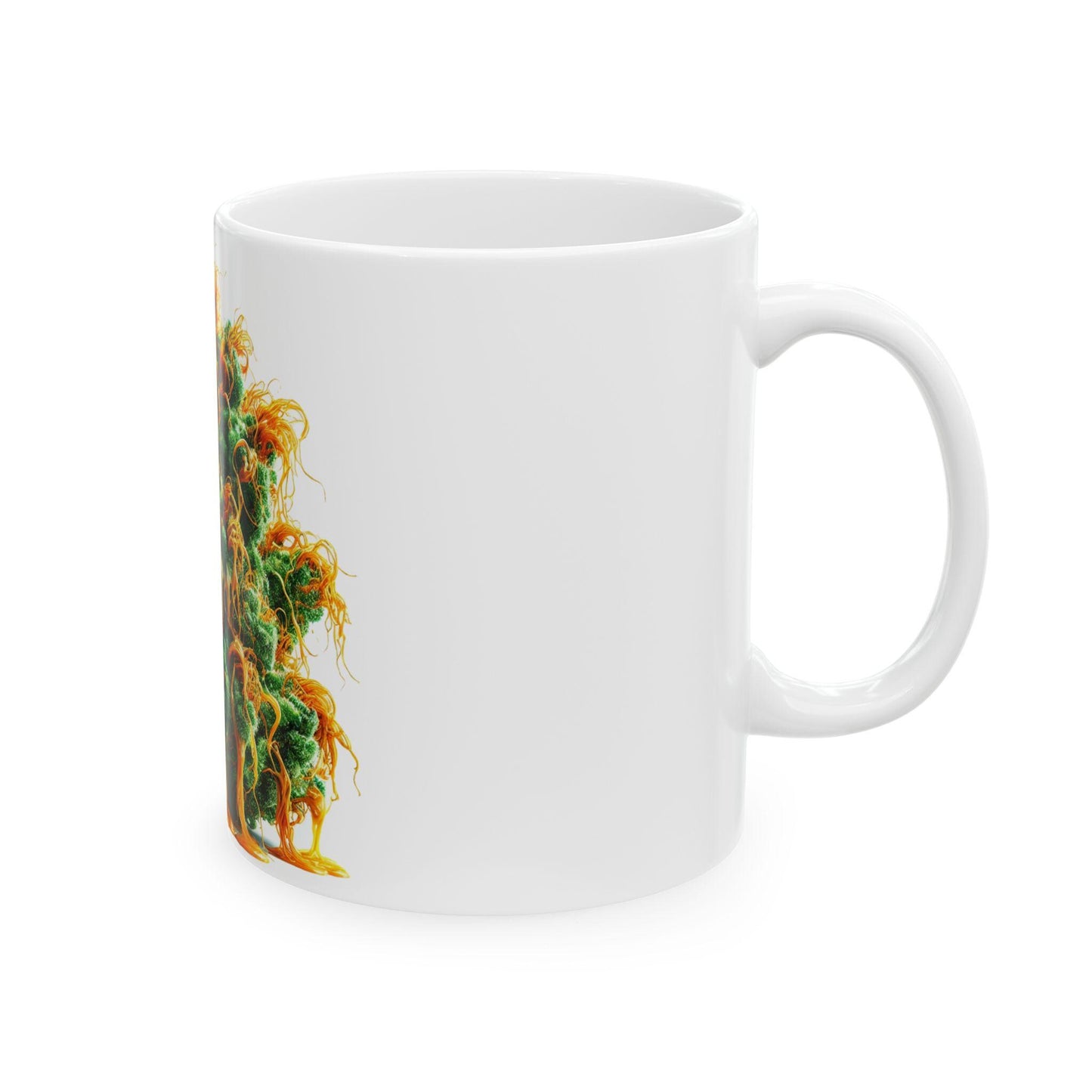 ORANGE CREAMSICLE - (11oz) Weed Strain Coffee Mugs - Stoner Gifts, Weed Mug, Marijuana Gift; Wake and Bake Essentials; Cannabis Pot Decor