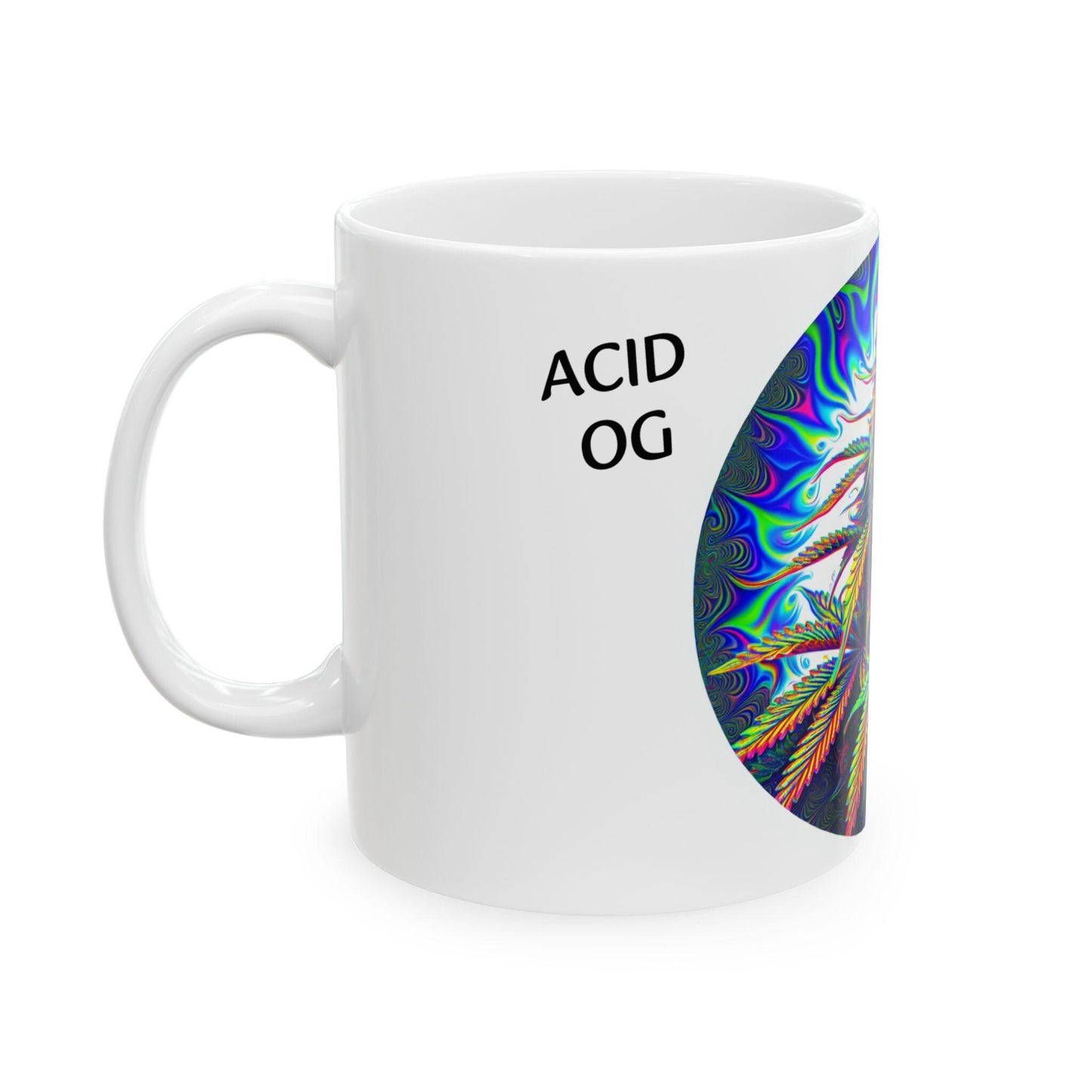 ACID OG - (11oz) Weed Strain Coffee Mugs - Stoner Gift, Weed Mug, Marijuana Gift; Wake and Bake Essentials; Cannabis Pot Decor
