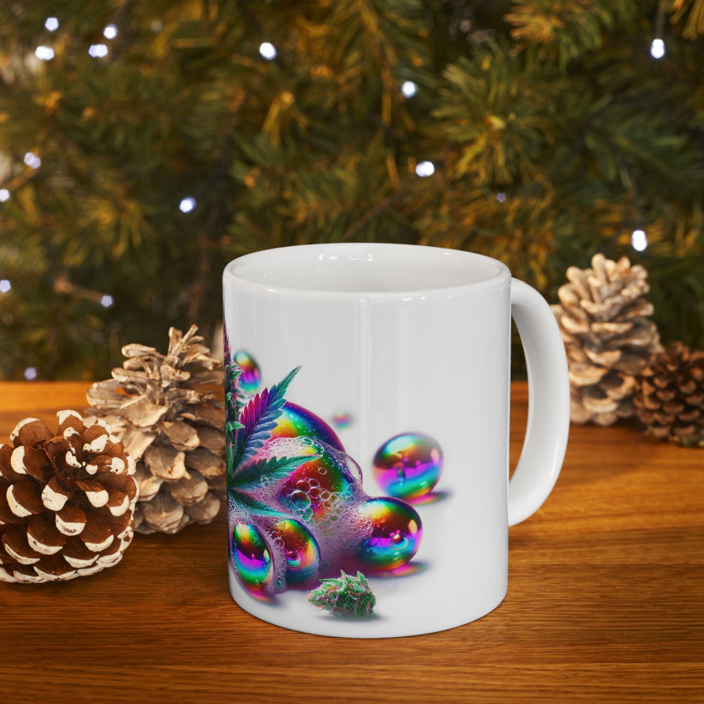RAINBOW ZOAP - (11oz) Weed Strain Coffee Mugs - Stoner Gift, Weed Mug, Marijuana Gift; Wake and Bake Essentials; Cannabis Pot Decor