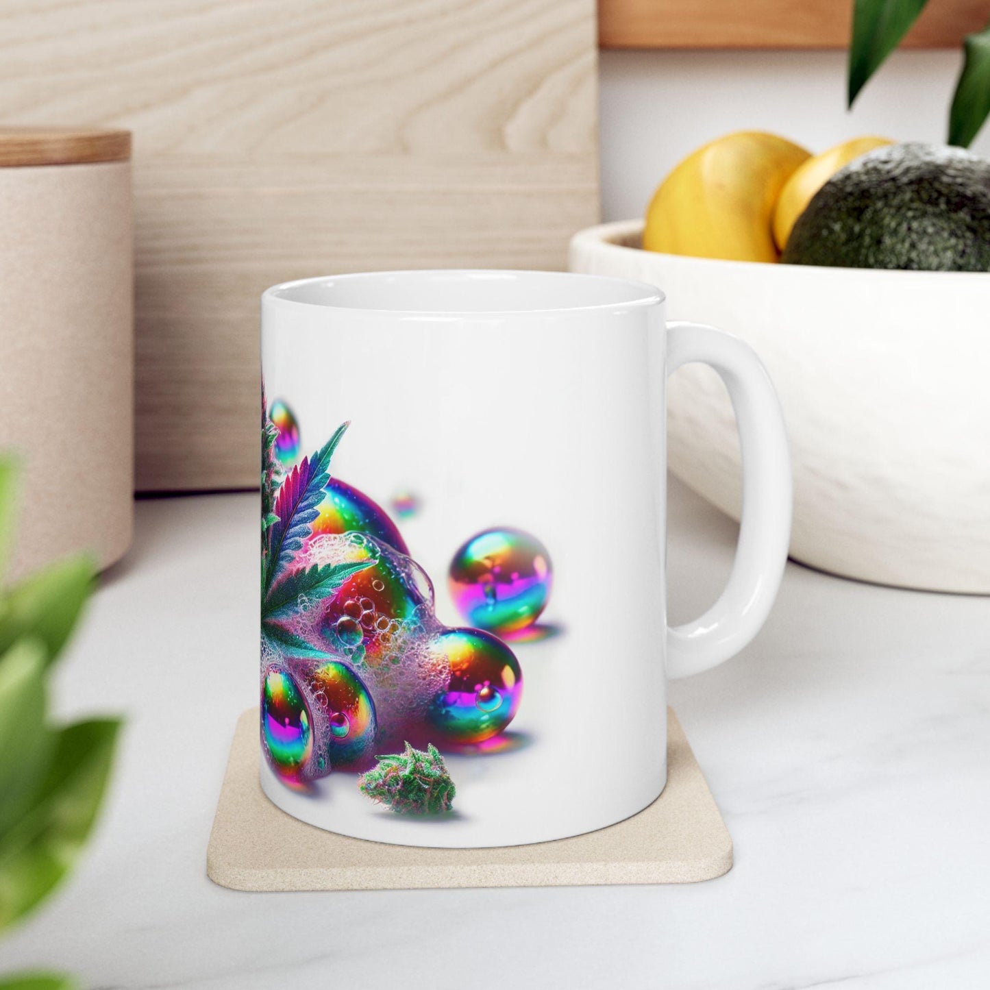RAINBOW ZOAP - (11oz) Weed Strain Coffee Mugs - Stoner Gift, Weed Mug, Marijuana Gift; Wake and Bake Essentials; Cannabis Pot Decor