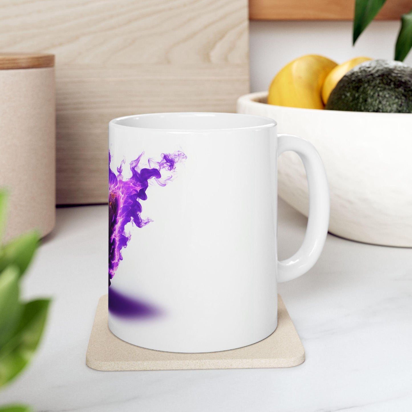 PURPLE PASSION - (11oz) Weed Strain Coffee Mugs - Stoner Gift, Weed Mug, Marijuana Gift; Wake and Bake Essentials; Cannabis Pot Decor