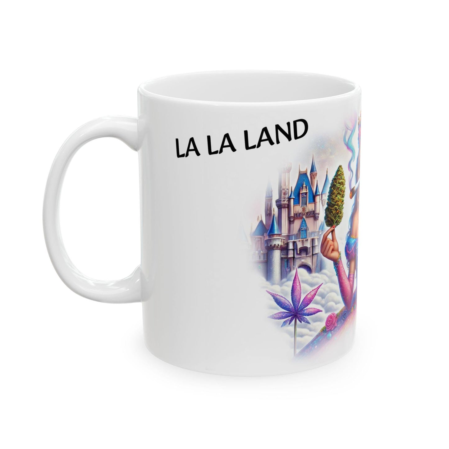 LA LA LAND - (11oz) Weed Strain Coffee Mugs - Stoner Gift, Weed Mug, Marijuana Gift; Wake and Bake Essentials; Cannabis Pot Decor