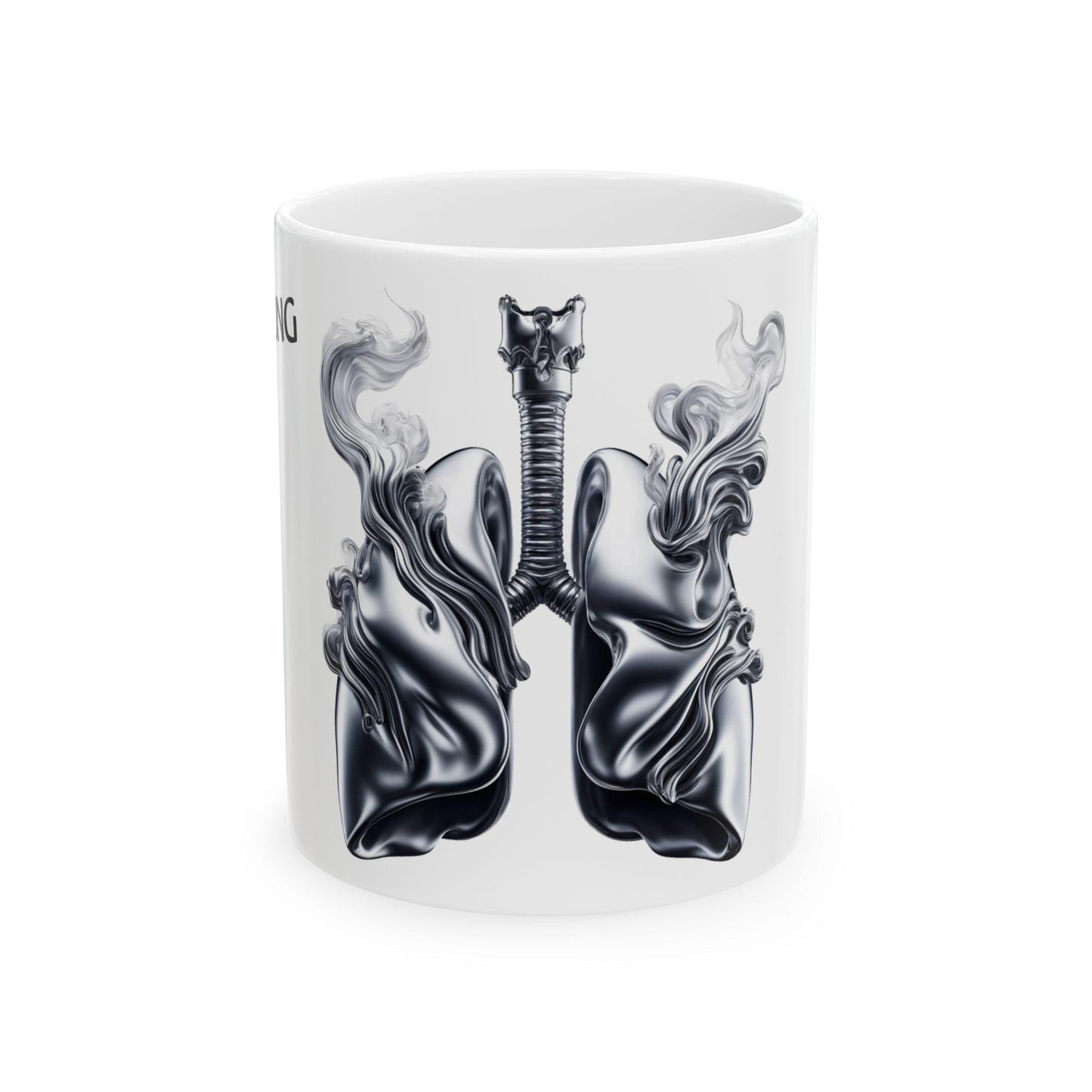 IRON LUNG - (11oz) Weed Strain Coffee Mugs - Good Gift for Stoners, Weed Mug, Marijuana Gift; Wake and Bake Essentials; Cannabis Pot Decor