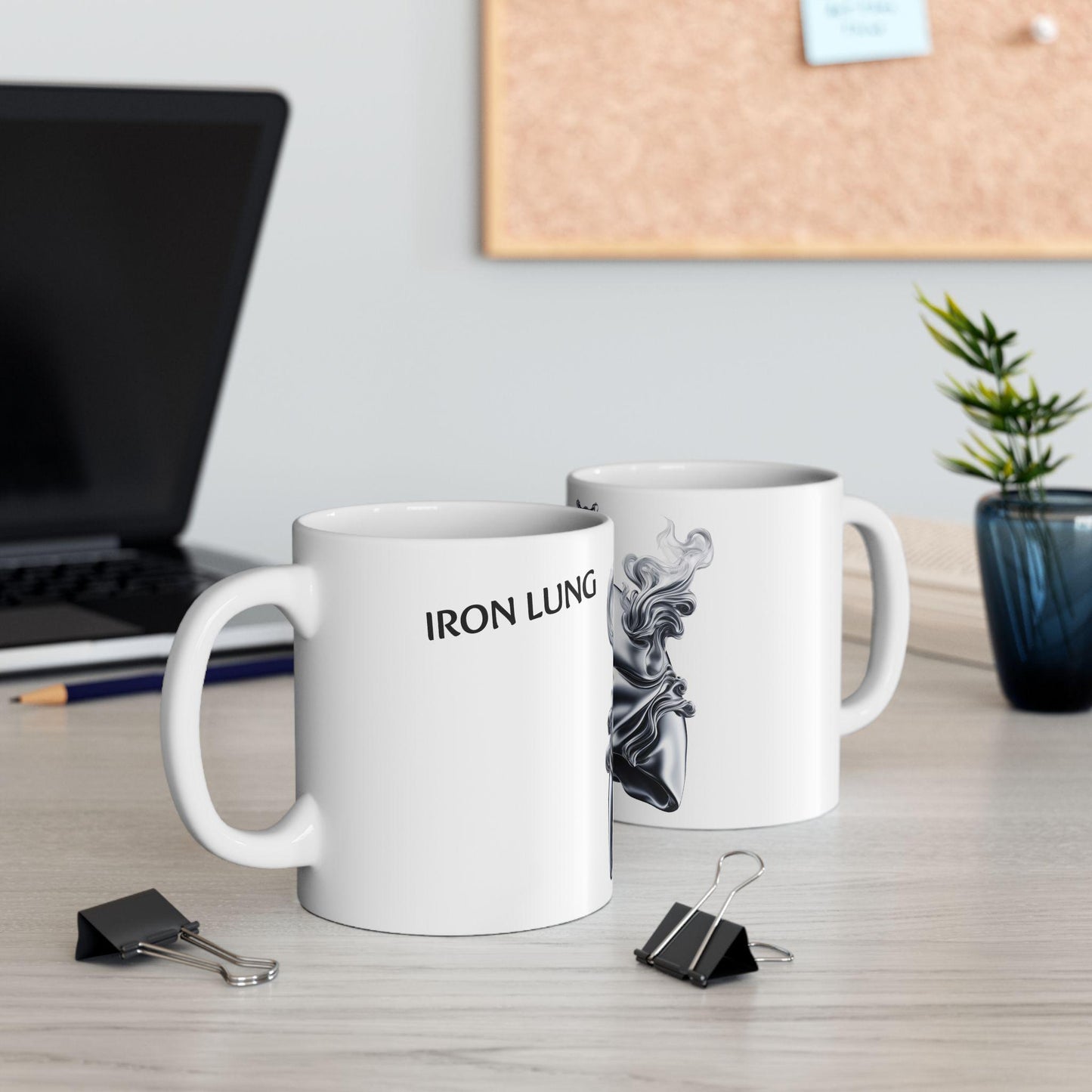 IRON LUNG - (11oz) Weed Strain Coffee Mugs - Good Gift for Stoners, Weed Mug, Marijuana Gift; Wake and Bake Essentials; Cannabis Pot Decor