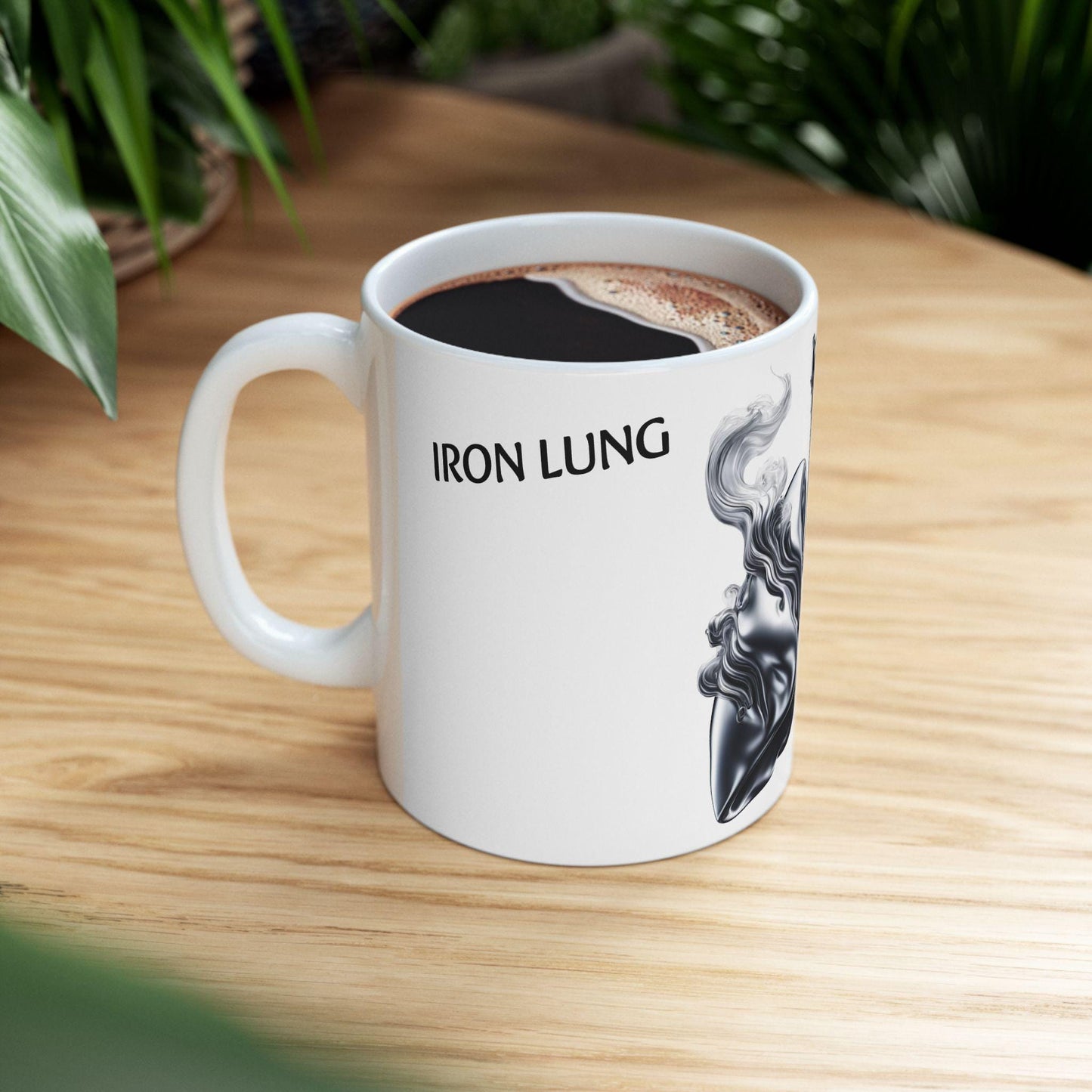 IRON LUNG - (11oz) Weed Strain Coffee Mugs - Good Gift for Stoners, Weed Mug, Marijuana Gift; Wake and Bake Essentials; Cannabis Pot Decor