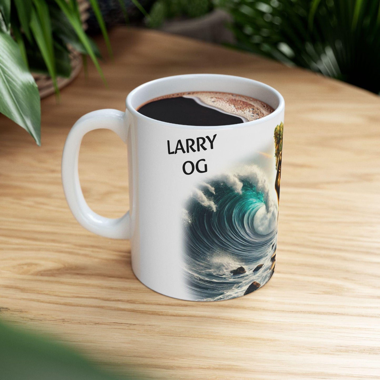 LARRY OG - (11oz) Weed Strain Coffee Mugs - Perfect Gift for Stoners, Weed Mug, Marijuana Gift; Wake and Bake Essentials; Cannabis Pot Decor