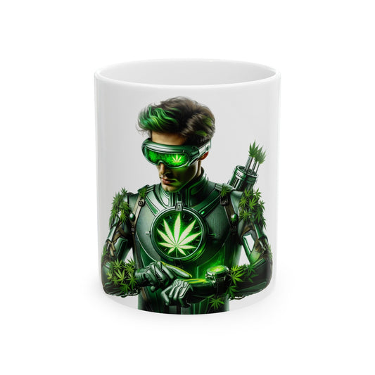 FUTURISTIC TRAVELER - 420 Stoner Mug (Coffee 11oz)