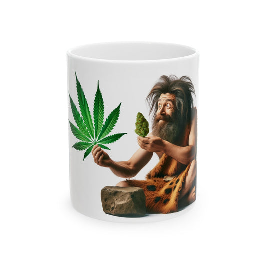 STONER CAVEMAN - Weed Coffee Mug (11oz)