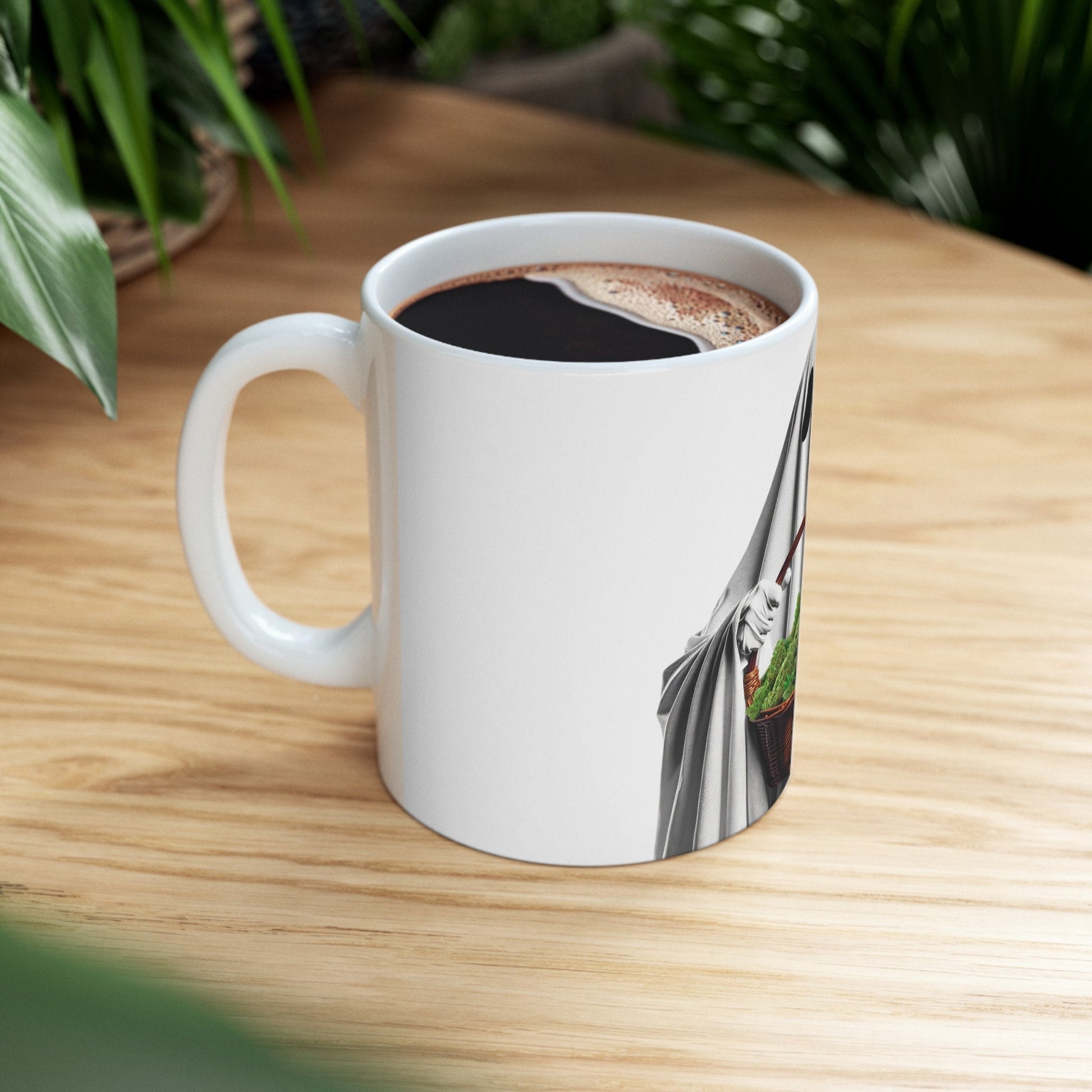 TRICK or TREAT GHOST - Weed Coffee Mug (11oz)