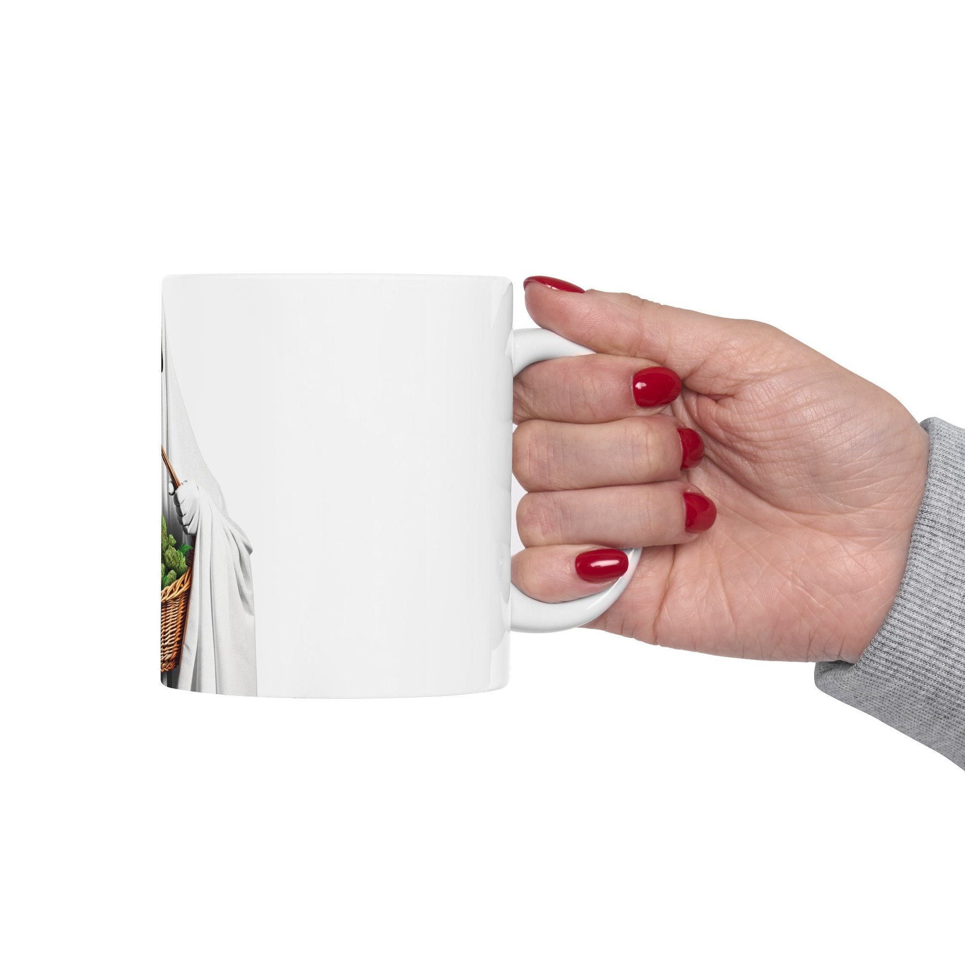 TRICK or TREAT GHOST - Weed Coffee Mug (11oz)