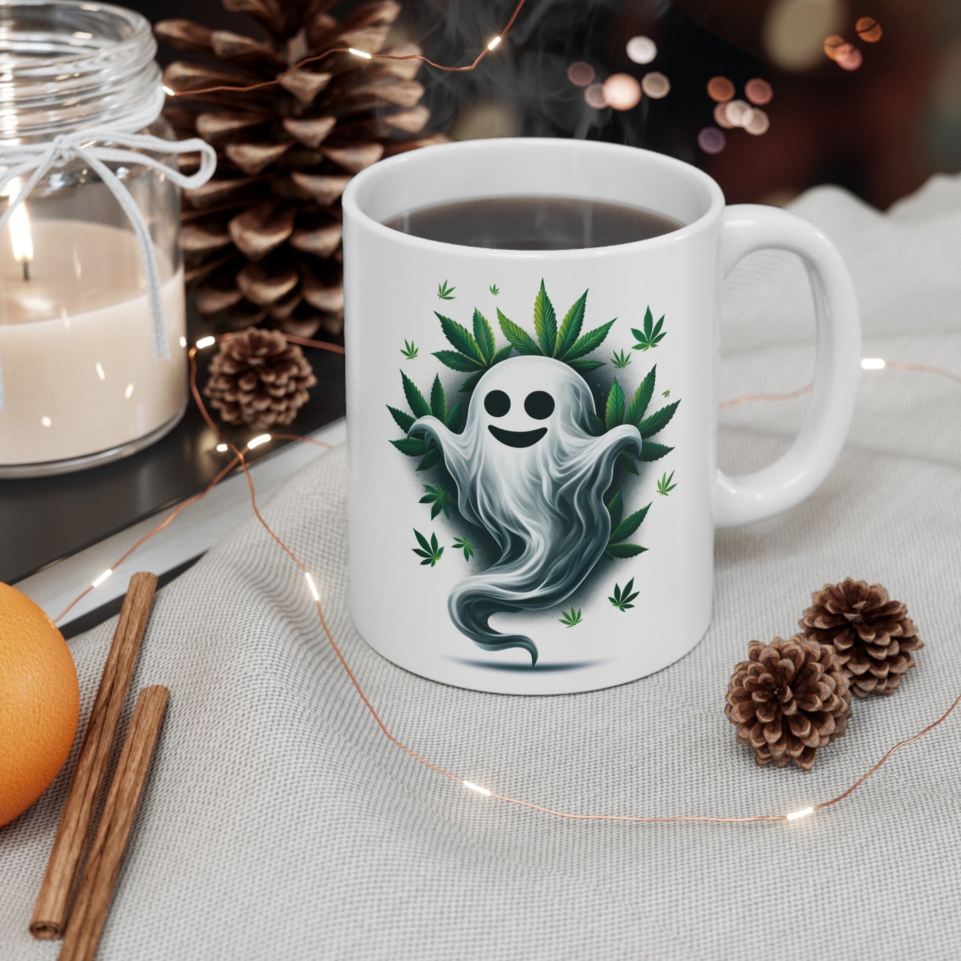 WEED GHOST - Weed Coffee Mug (11oz)