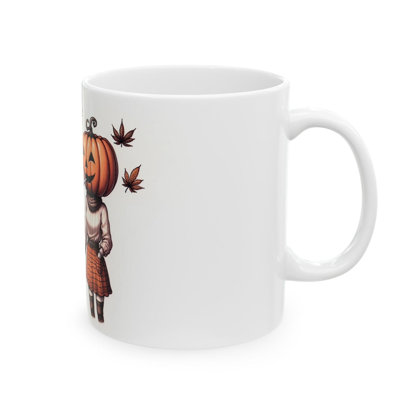 PUMPKIN HEAD COUPLE - Weed Coffee Mug (11oz)