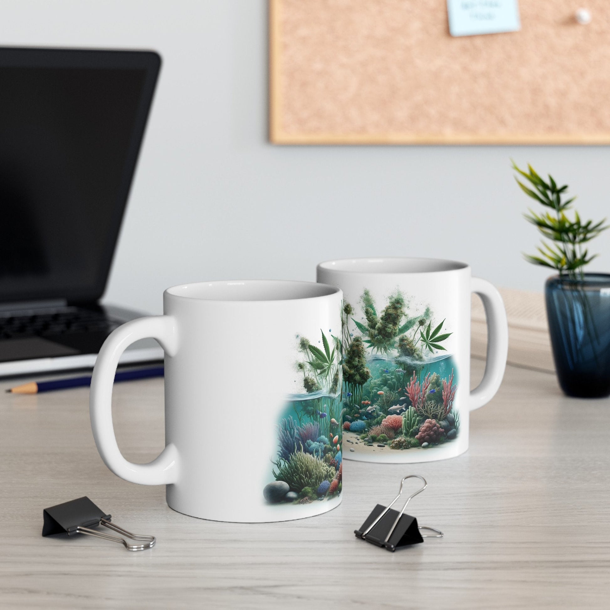 UNDERWATER CANNABIS - Weed Coffee Mug (11oz)