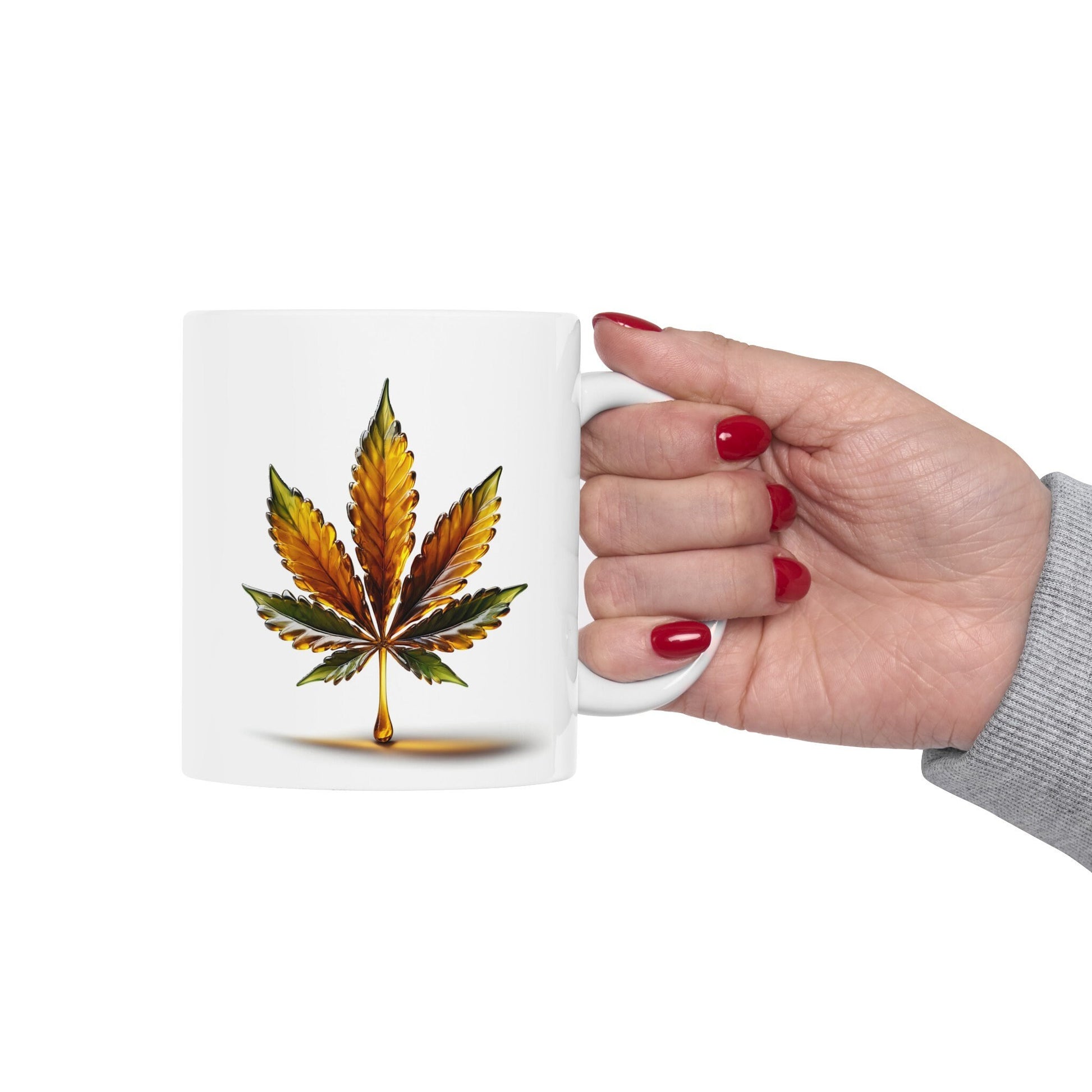 WEED WAX LEAF - Weed Coffee Mug (11oz)