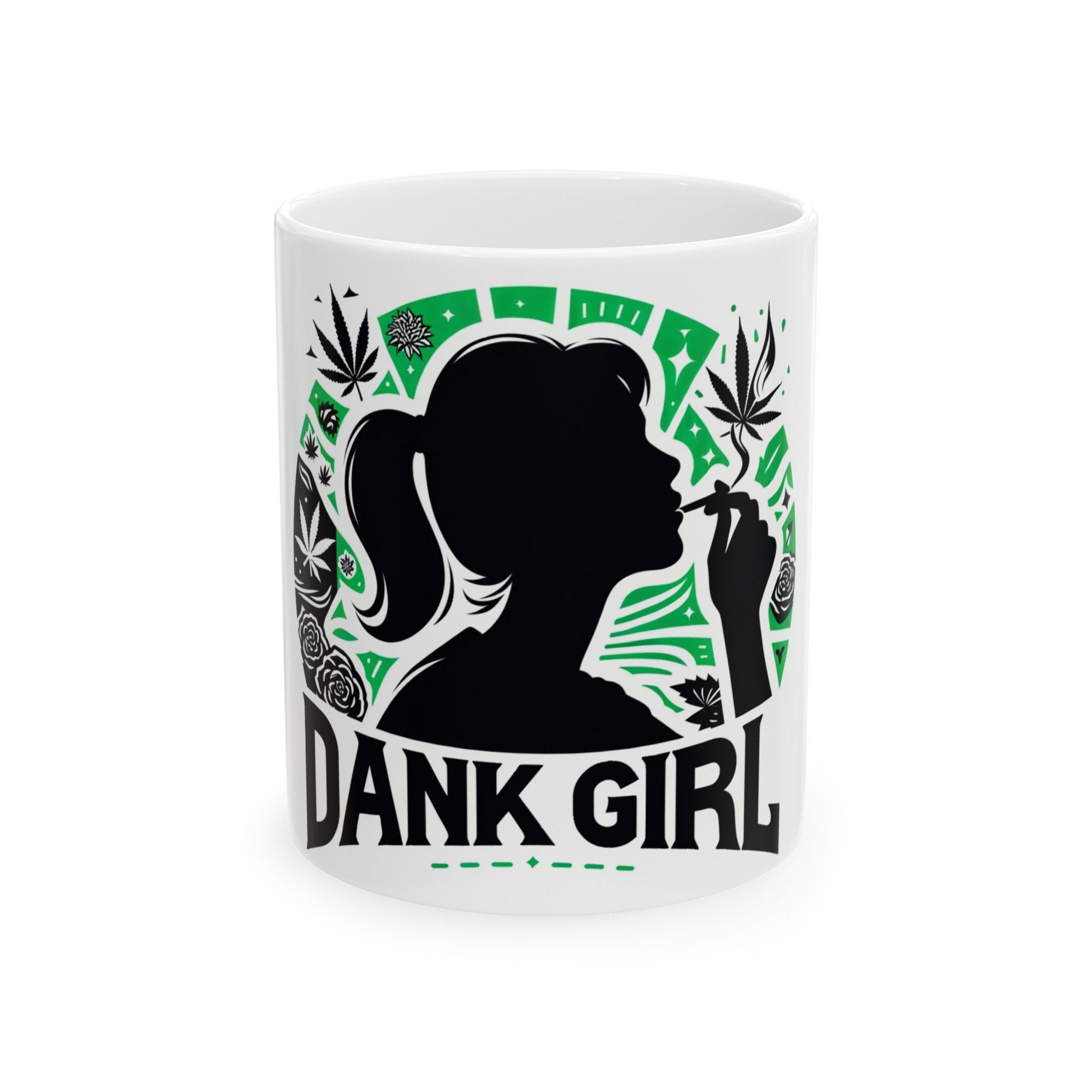 DANK GIRL Mug - Weed Coffee Mug (11oz)