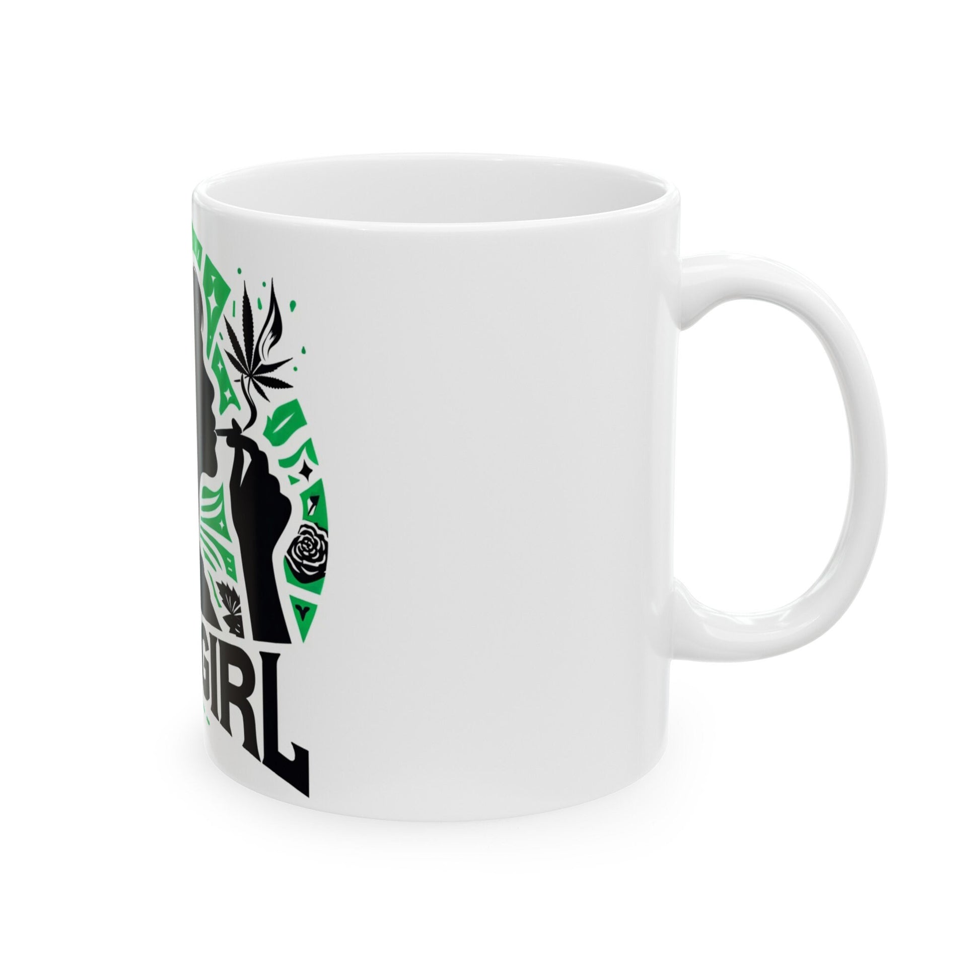 DANK GIRL Mug - Weed Coffee Mug (11oz)