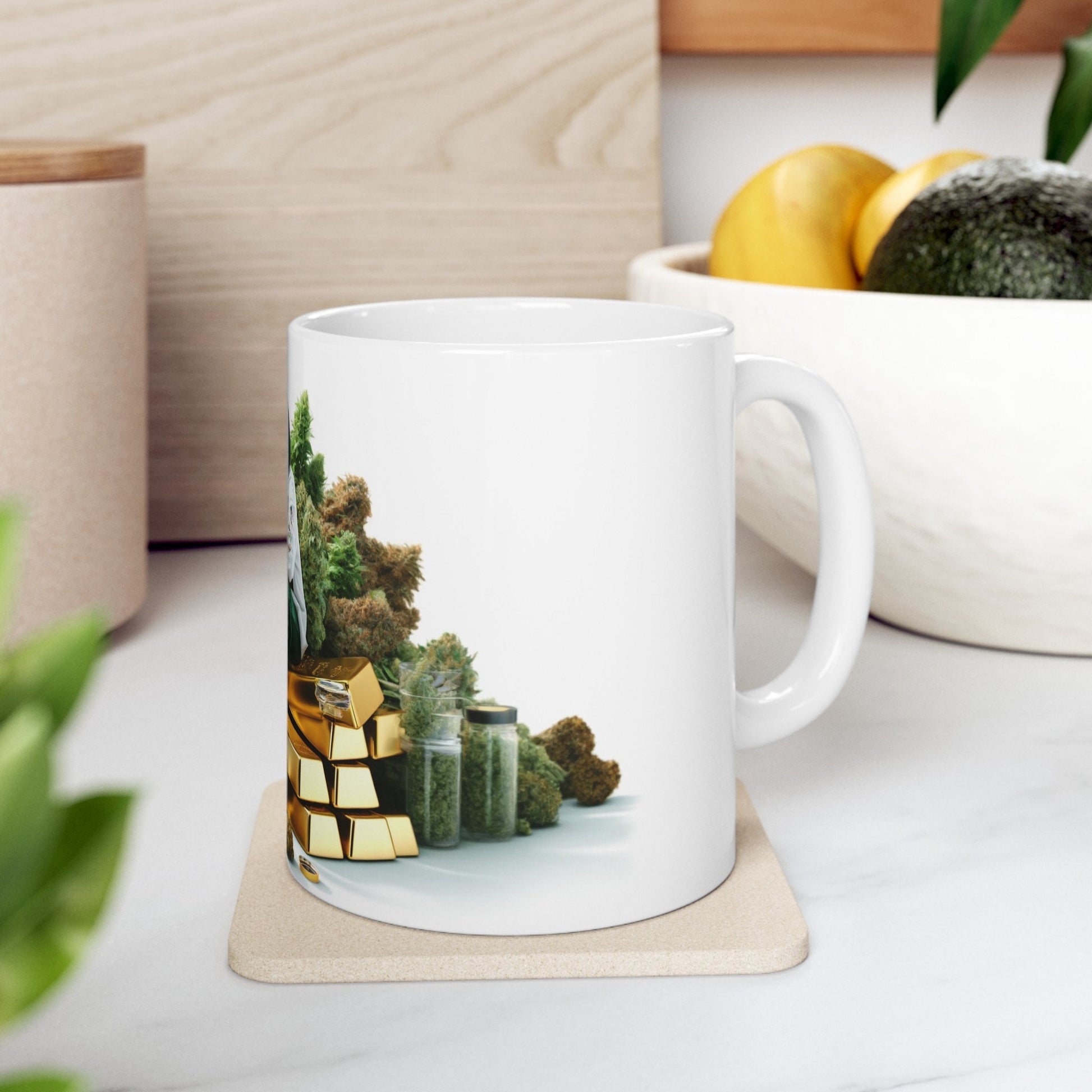 GOLD and WEED - Cannabis Coffee Mug (11oz)