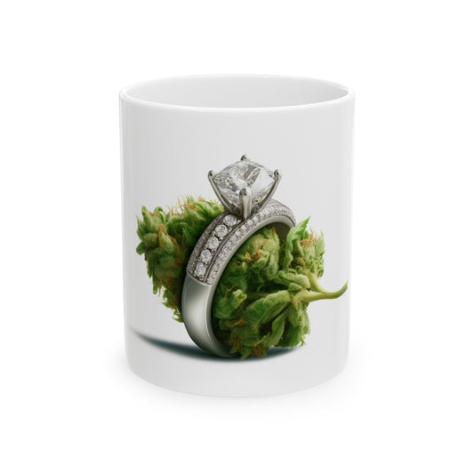 WEED WEDDING RING - Weed Coffee Mug (11oz)