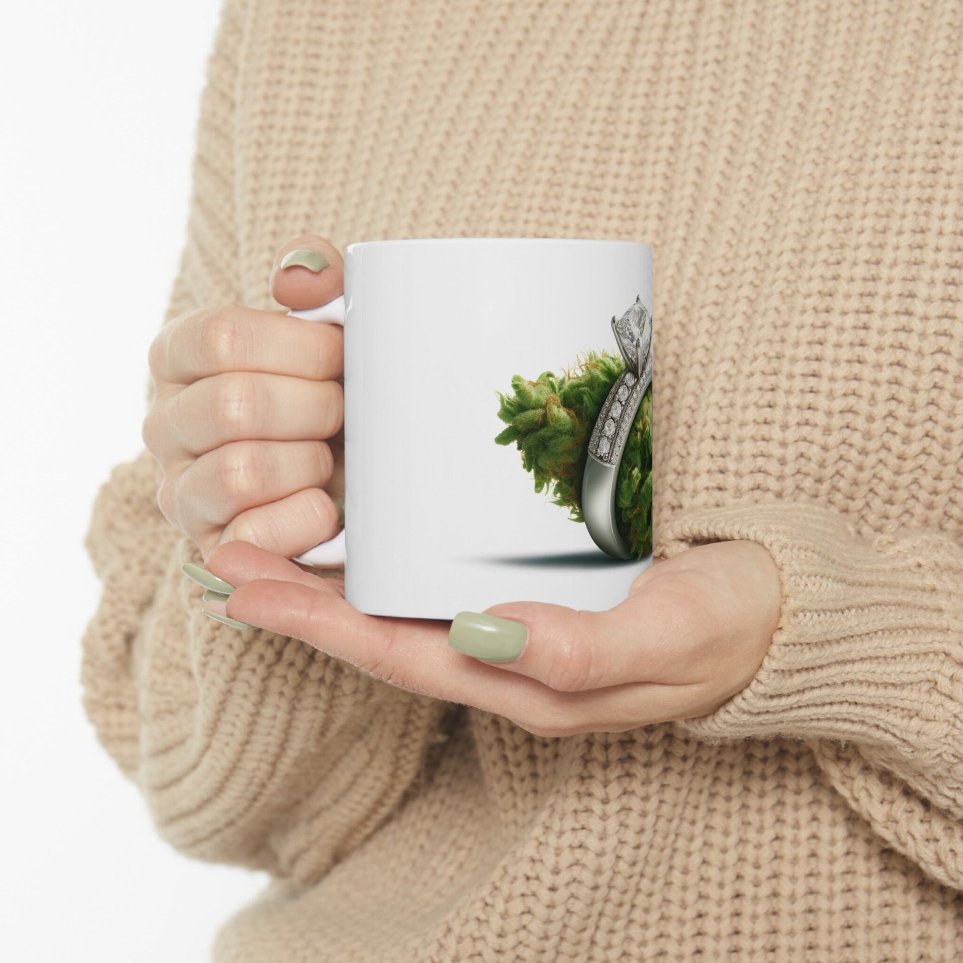 WEED WEDDING RING - Weed Coffee Mug (11oz)